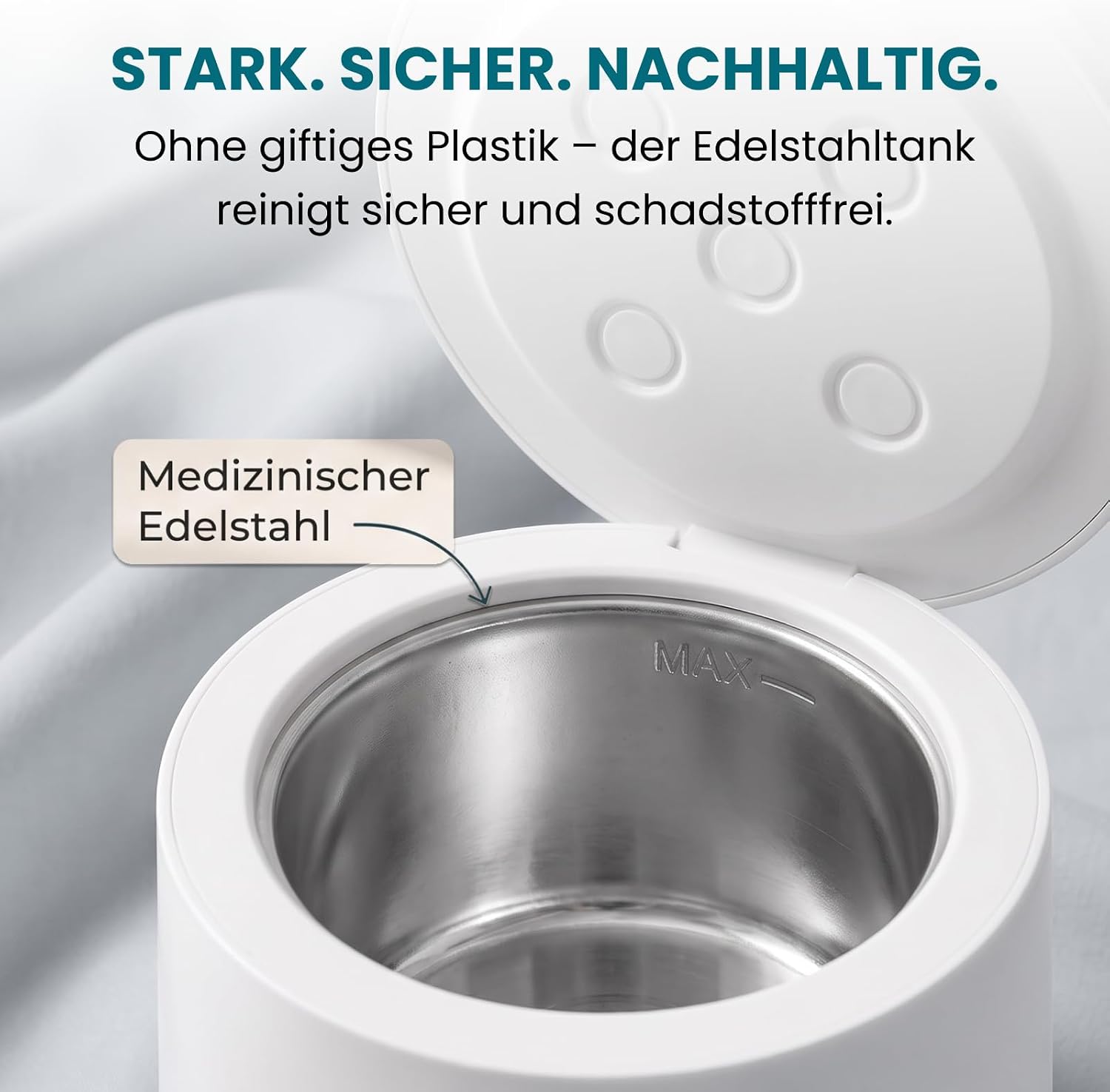 mfa Ultraschallreinigungsgerät für Zahnprothesen | Dental Cleaner – Bild 5