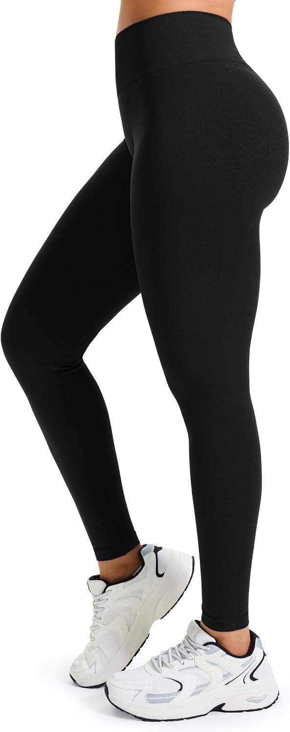 JOYSPELS Revolution Seamless Sport Leggings Damen, High Waist Gym Sporthose Booty Lifting Po Push Up Tights – Bild 5