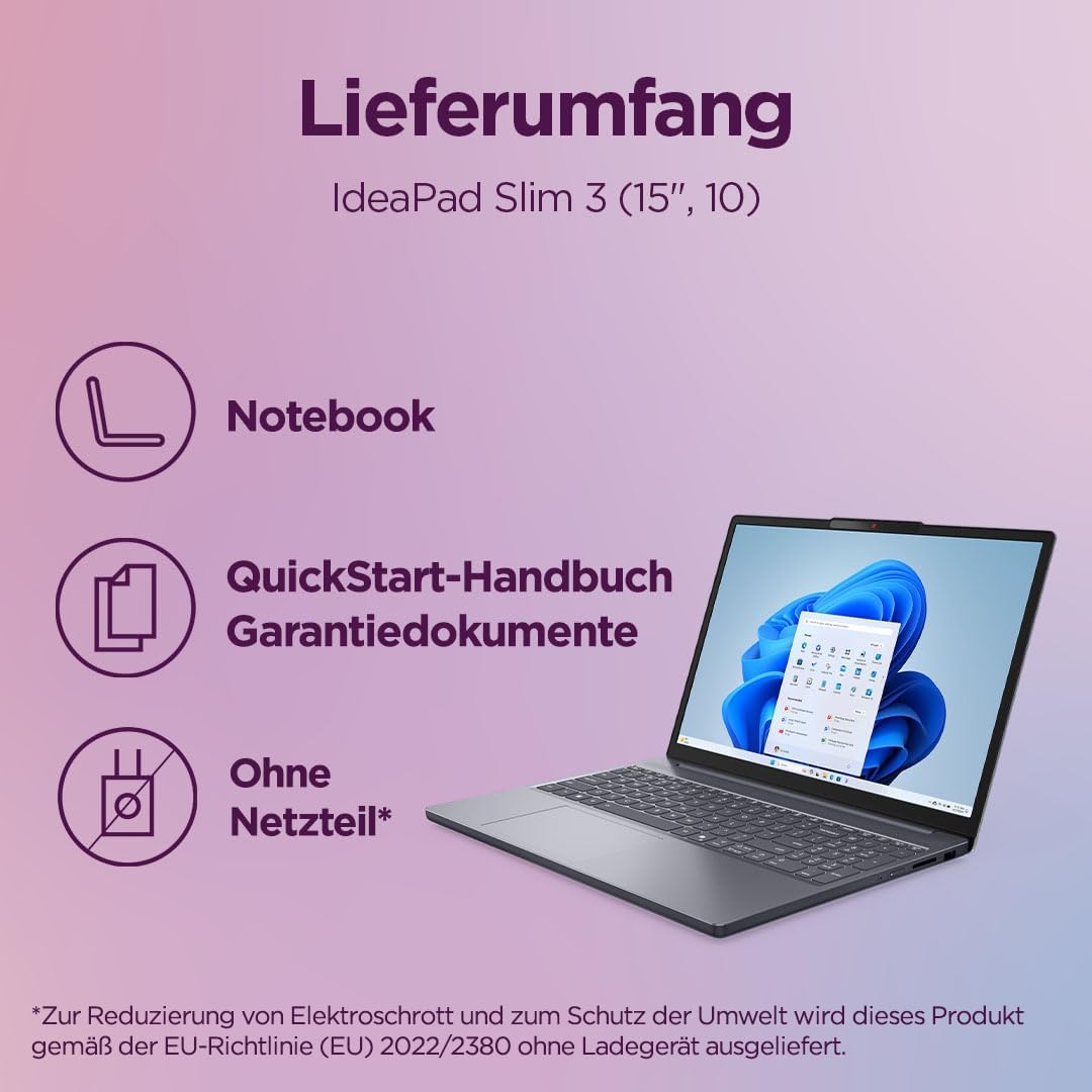 Lenovo IdeaPad Slim 3 | Laptop | Ryzen 5 | 16GB | 512GB – Bild 11