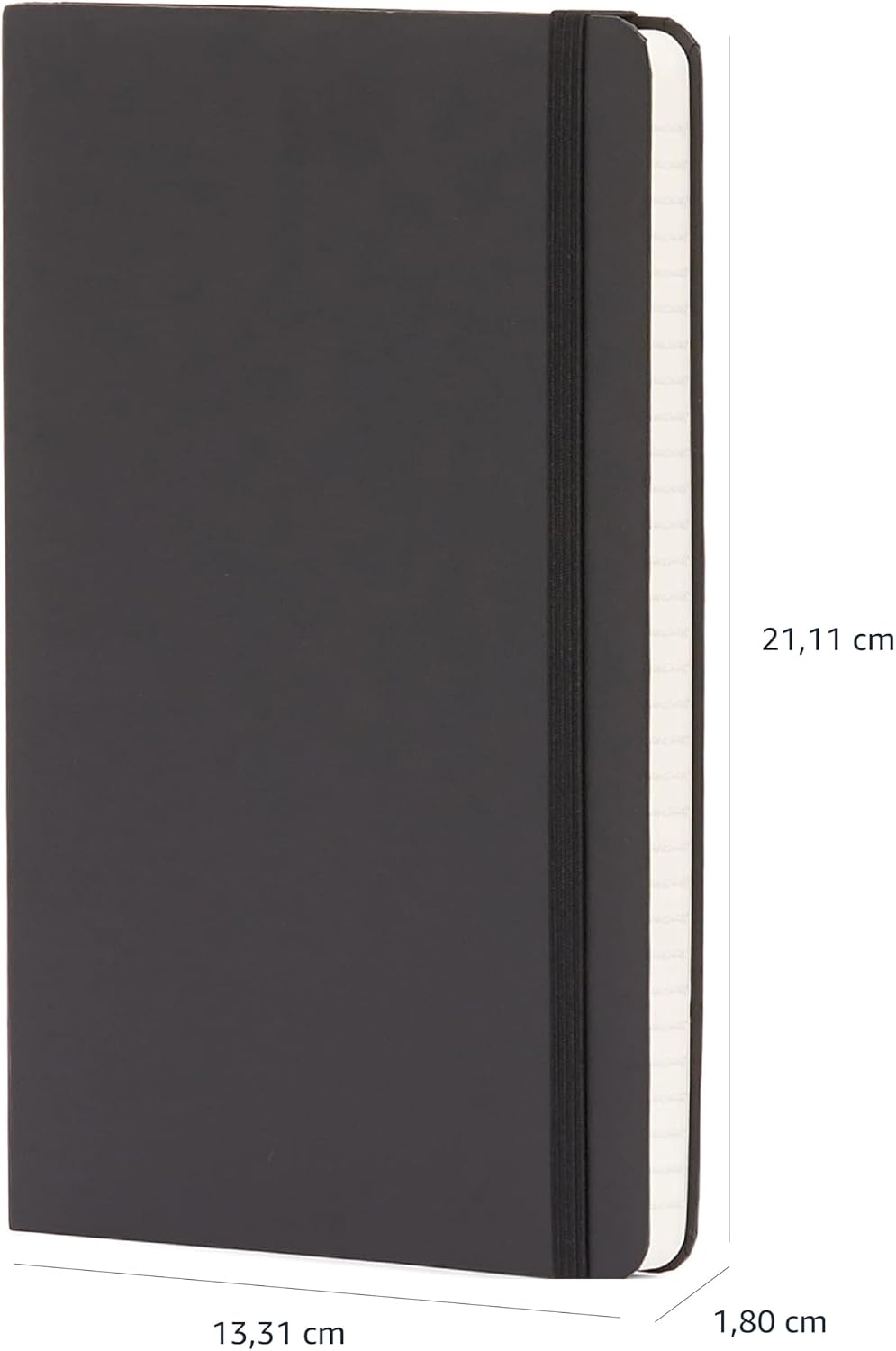 Amazon Basics A5 Notizbuch mit 240 linierten Seiten, Schwarz – Bild 8