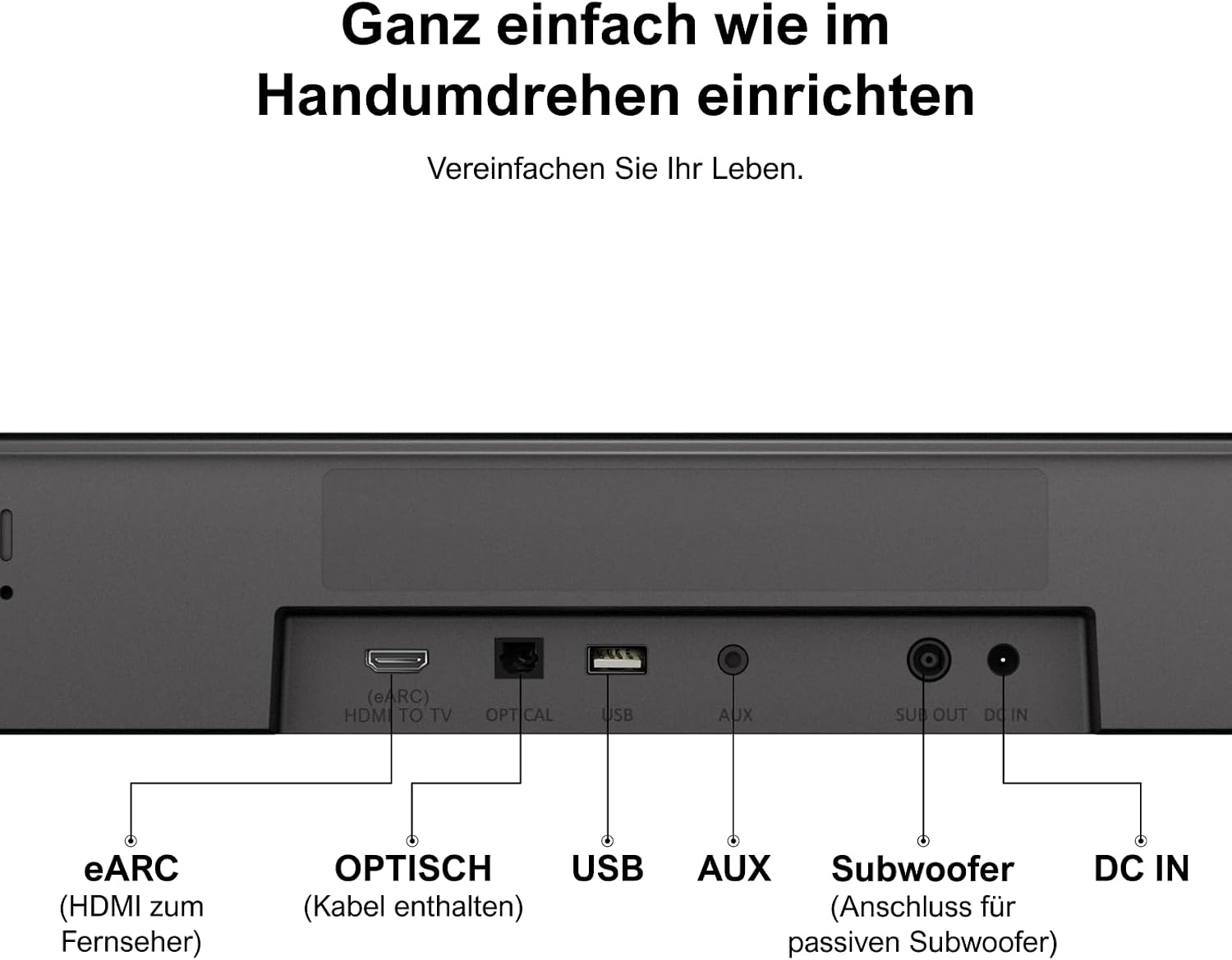 ULTIMEA 5.1 Soundbar mit Dolby Atmos, Surround Sound System, Aura A50 Pro – Bild 8