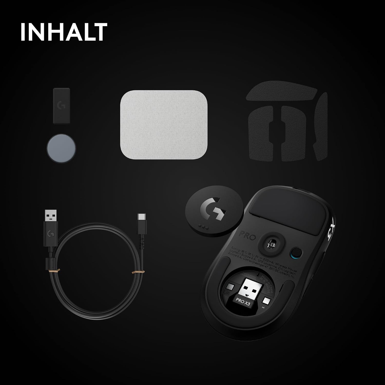Logitech G PRO X3 SUPERSTRIKE Gaming-Maus - Schwarz – Bild 11