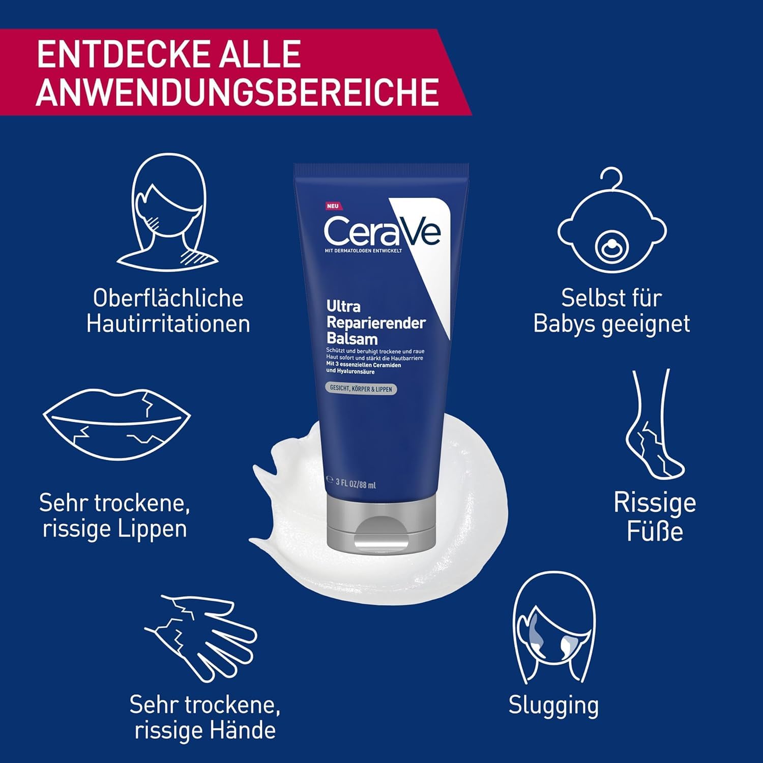 CeraVe Ultra Reparierender Balsam für trockene & raue Haut – Bild 9