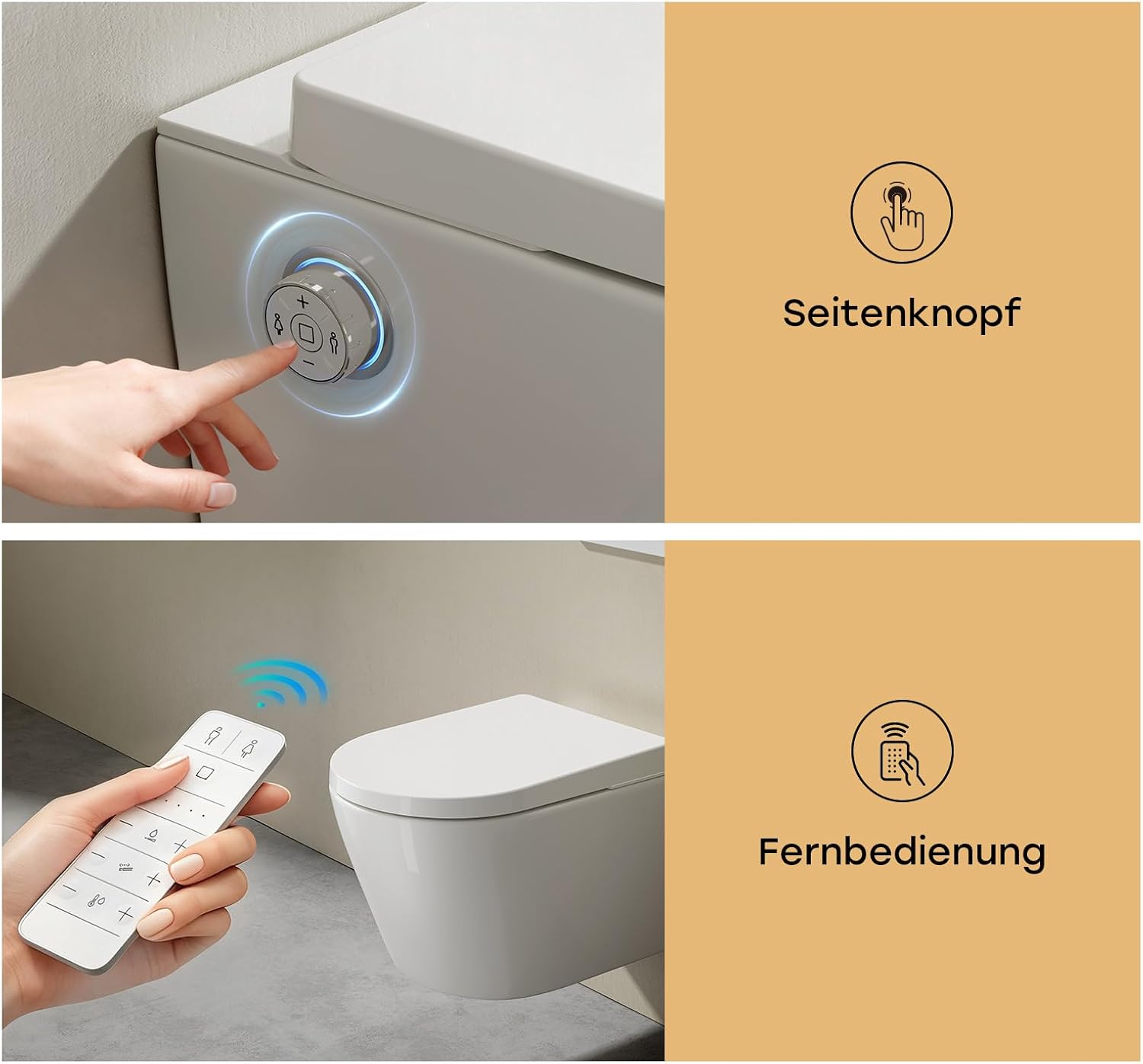 HOROW G07 Intelligente Dusch WC Spülrandlos mit Selbstreinigende Düse – Bild 7