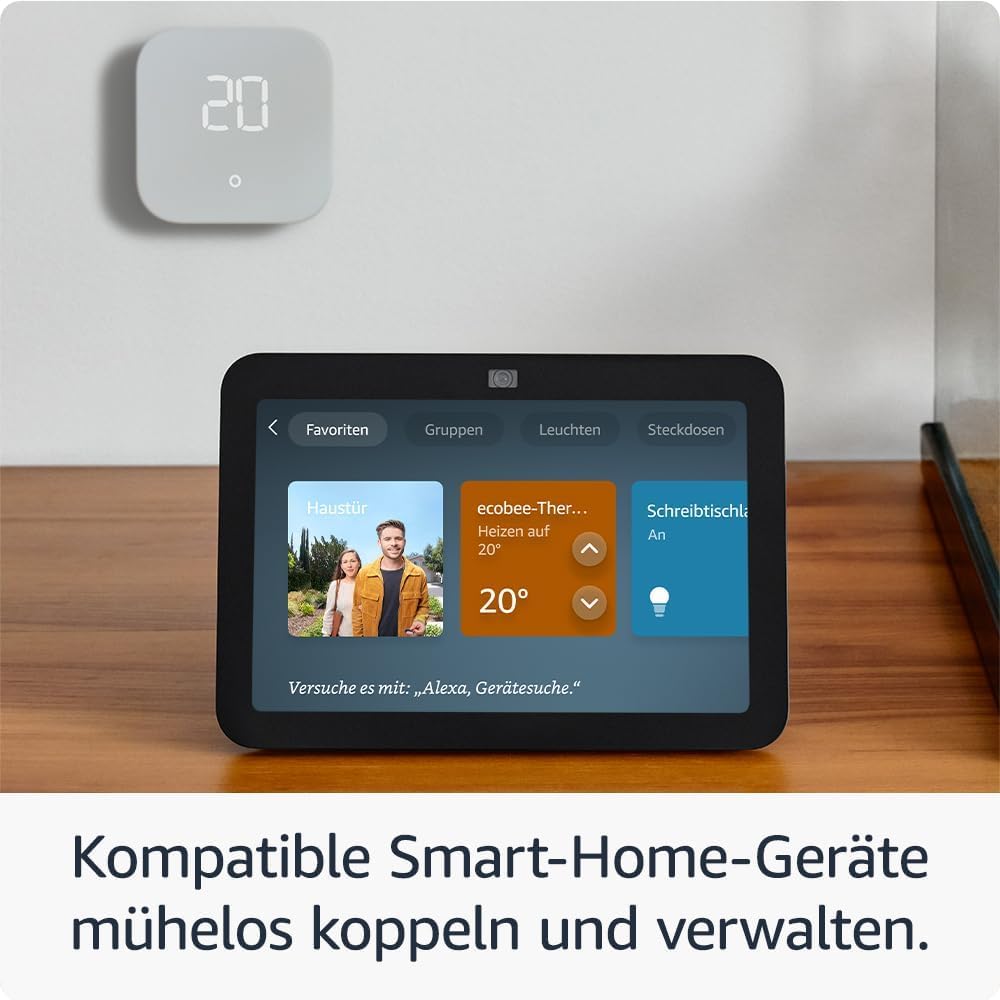 Zertifiziert und generalüberholt Echo Show 8 (3. Gen., 2023) | Smarter HD-Touchscreen mit 3D-Audio, Smart-Home-Hub und Alexa | Anthrazit – Bild 5