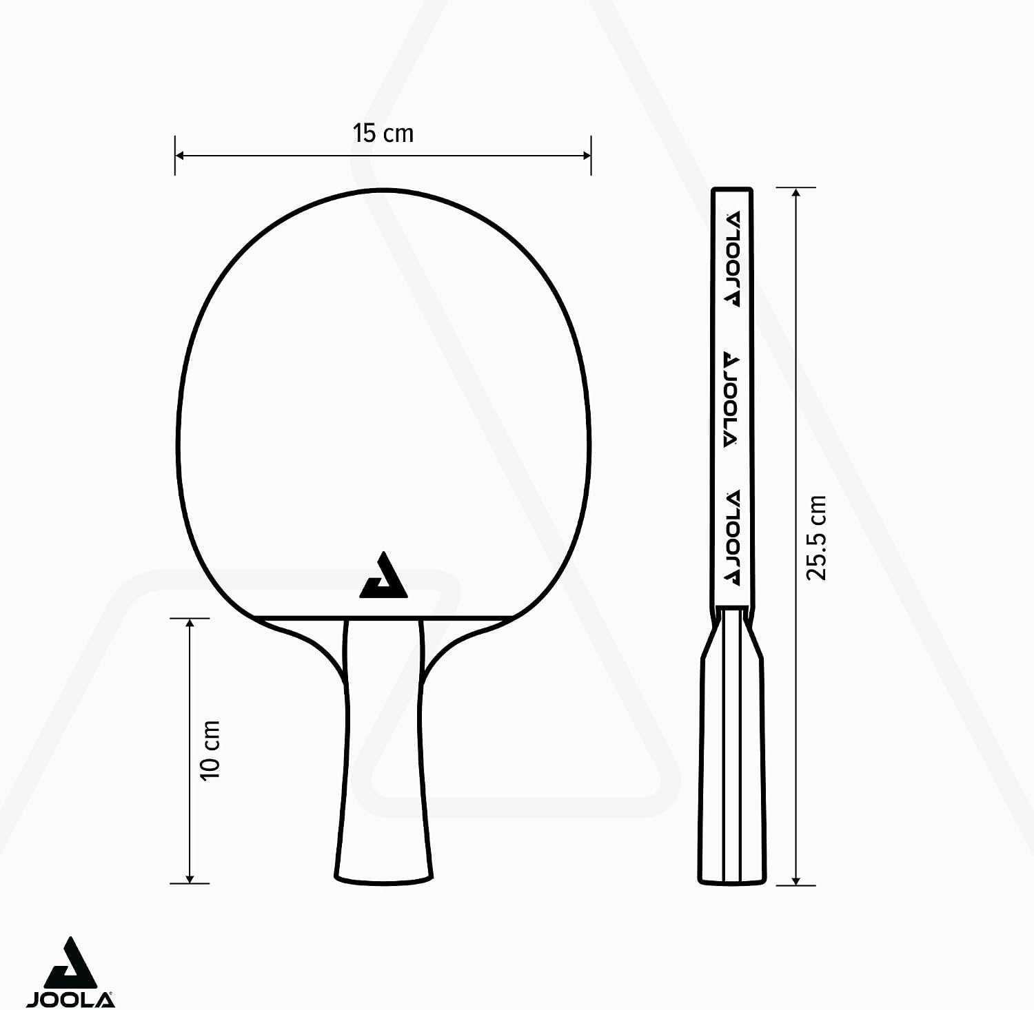 JOOLA Tischtennisschläger White Infinity, Profi-Schläger mit Magnetbox – Bild 6