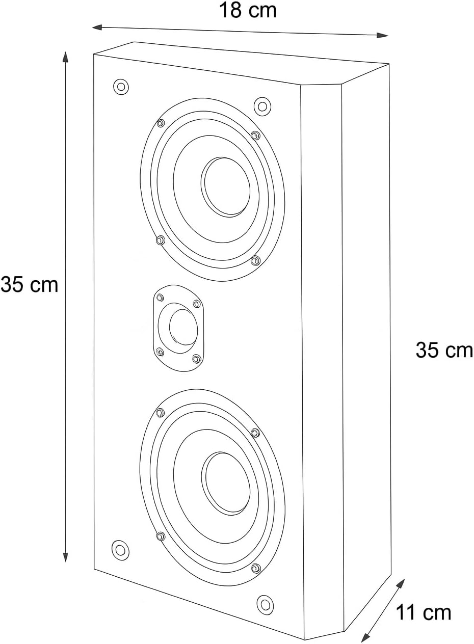 Dynavoice Magic FX-4 Weiß – Surround Lautsprecher für Heimkino (Paar), Wand- oder Deckenmontage, Kompatibel mit Dolby Atmos. – Bild 10