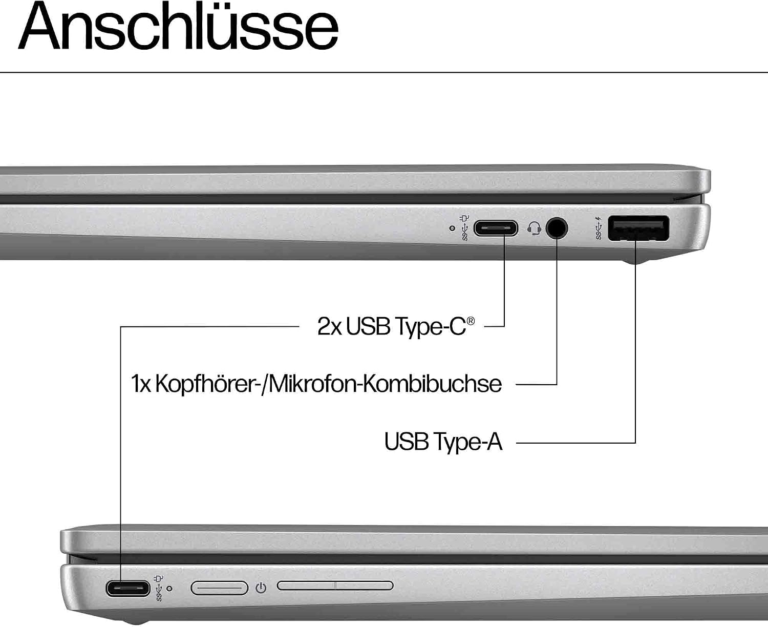 HP Chromebook x360 Laptop, 14" HD Touch, Intel N100, 4GB RAM, 128GB – Bild 15