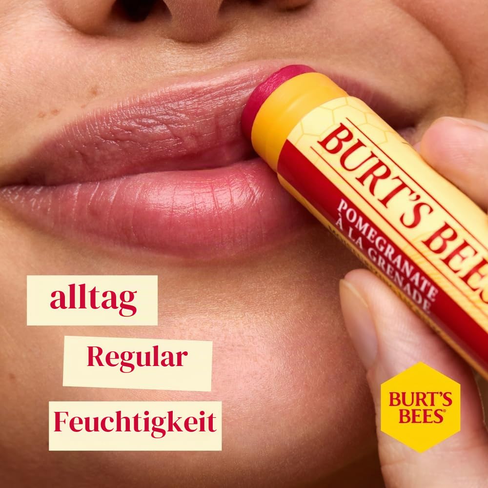 Burt's Bees Lippenbalsam-Trio Sweet Valentine, Wassermelone, Granatapfel, Erdbeerlimo – Bild 3