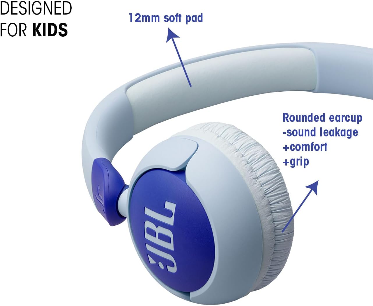 JBL Junior 320, On-Ear-Kopfhörer für Kinder, Lila – Bild 4