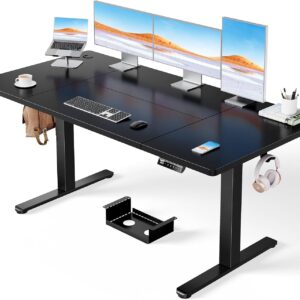 ErGear Höhenverstellbarer Schreibtisch 160x80cm, 100kg Tragkraft
