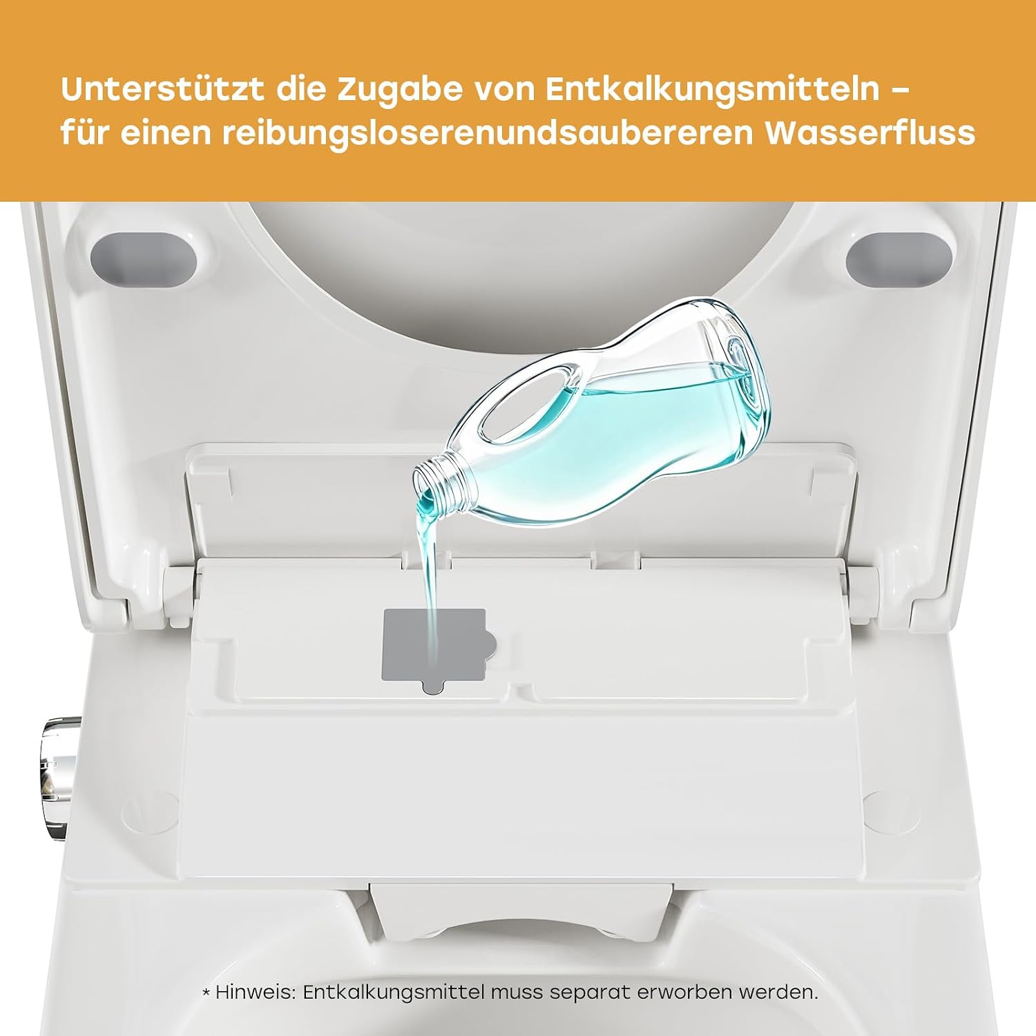HOROW G07 Intelligente Dusch WC Spülrandlos mit Selbstreinigende Düse – Bild 5
