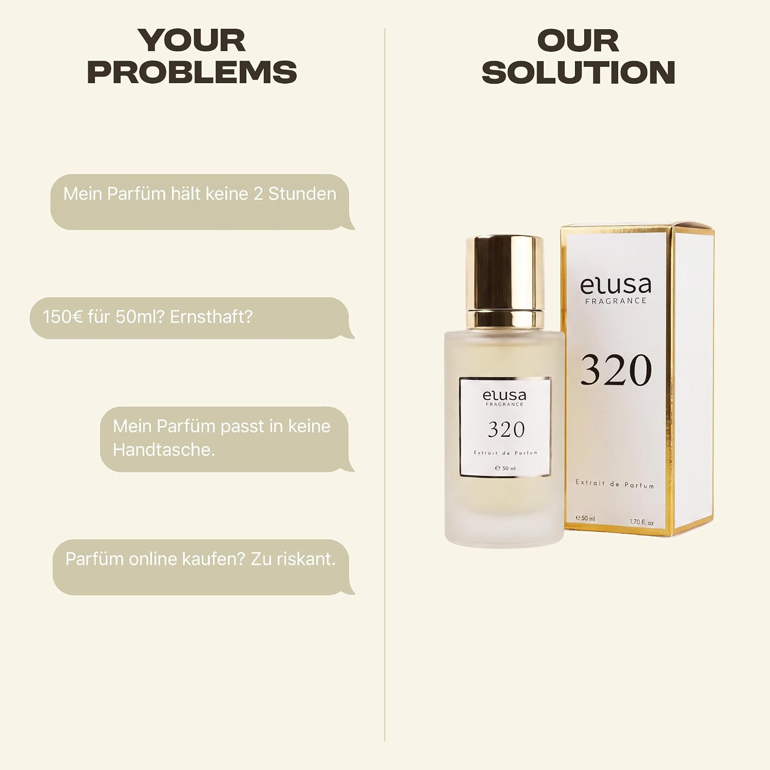 Elusa Fragrance 320 Extrait de Parfum 15ml – Unisex Parfum Damen Herren – Süßer Kirsch Duft mit Mandel & Tonkabohne – Fruchtig, Gourmand & Langanhaltend – Bild 3