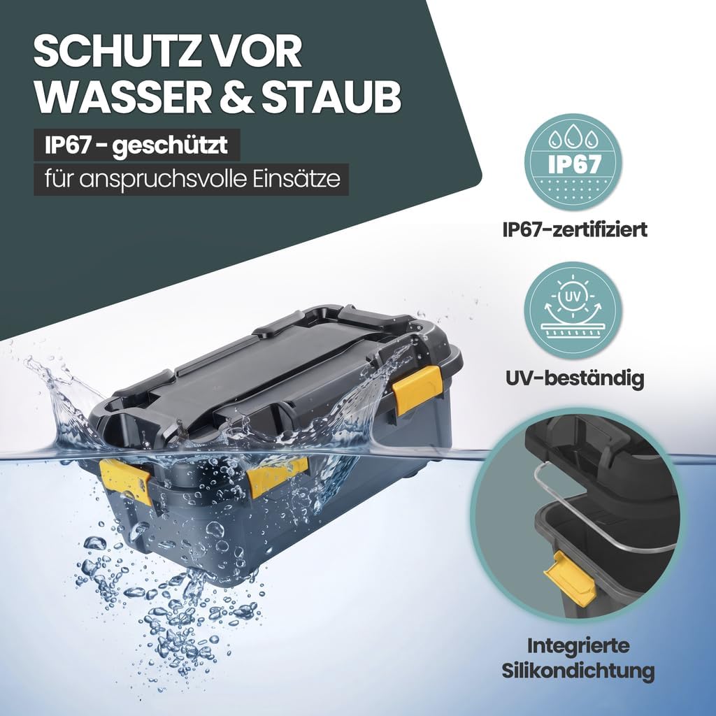 Kreher Bunker Tough Lagerbox mit Deckel Silikondichtung wasserdicht (31L) – Bild 3