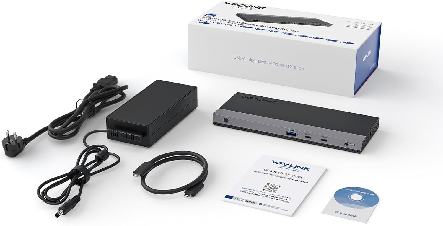 Laptop docking station, docking station 3 monitore – Bild 9