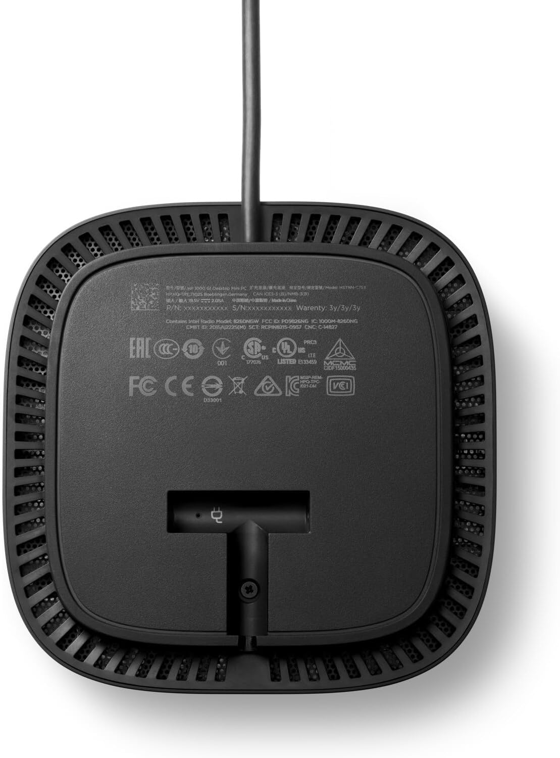 HP G5 Essential Dockingstation | USB-C | USB 3.0 | 2x 1.4 DisplayPorts | HDMI 2.0 | Audio | RJ-45 | Schwarz inklusive 120W Netzteil - 5YH26AV#ABB (Generalüberholt) – Bild 2