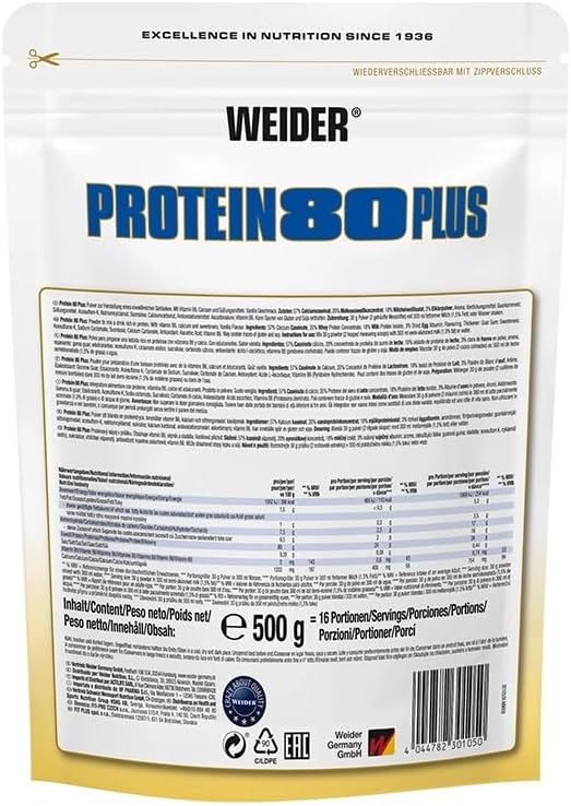 Weider Protein 80 Plus, 500g, Vanille – Bild 5