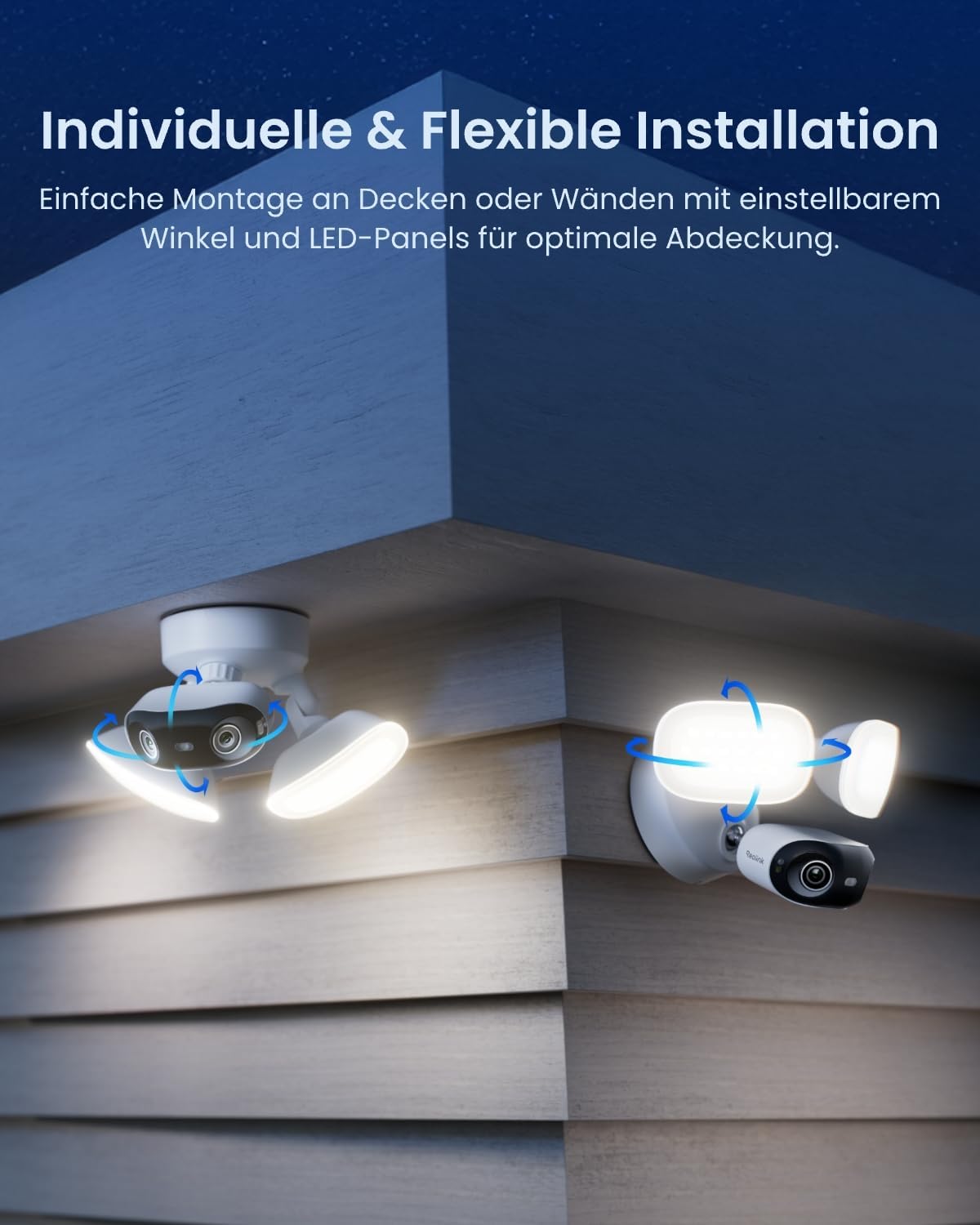 Reolink 4K 8MP Wi-Fi 6 Überwachungskamera Aussen mit 3000 Lumen Flutlicht – Bild 8