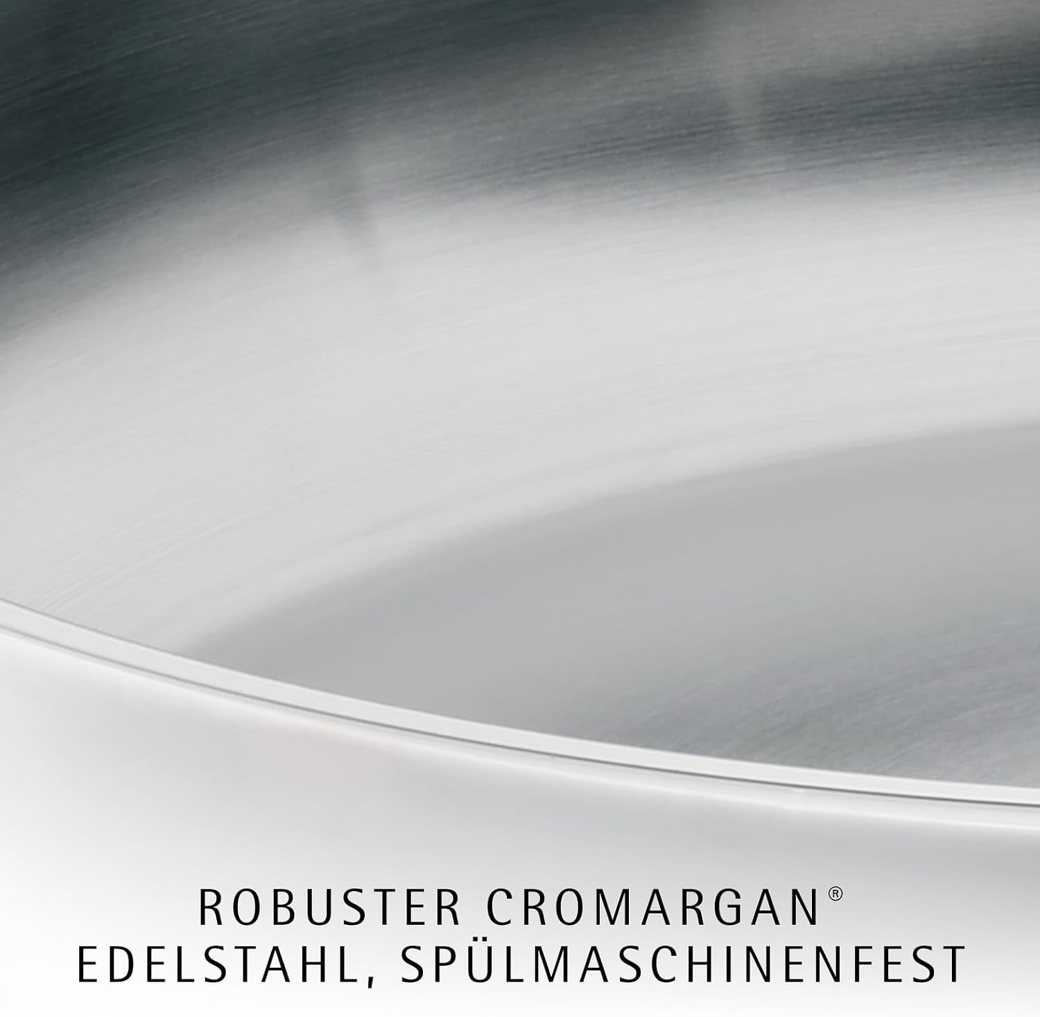 WMF Profi Bratpfanne 28 cm, Edelstahlpfanne unbeschichtet, Cromargan Edelstahl Pfanne Induktion, für alle Herdarten geeignet, backofenfest, spülmaschinengeeignet – Bild 3