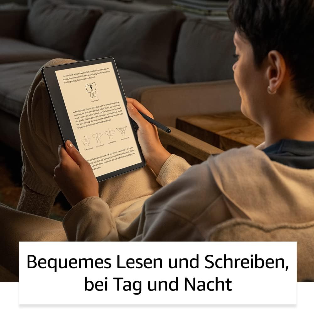 Zertifiziert und generalüberholt Kindle Scribe, der erste Kindle mit Schreibfunktion, mit 10,2-Zoll-Paperwhite-Display mit 300 ppi, mit Premium-Eingabestift | 16 GB – Bild 6