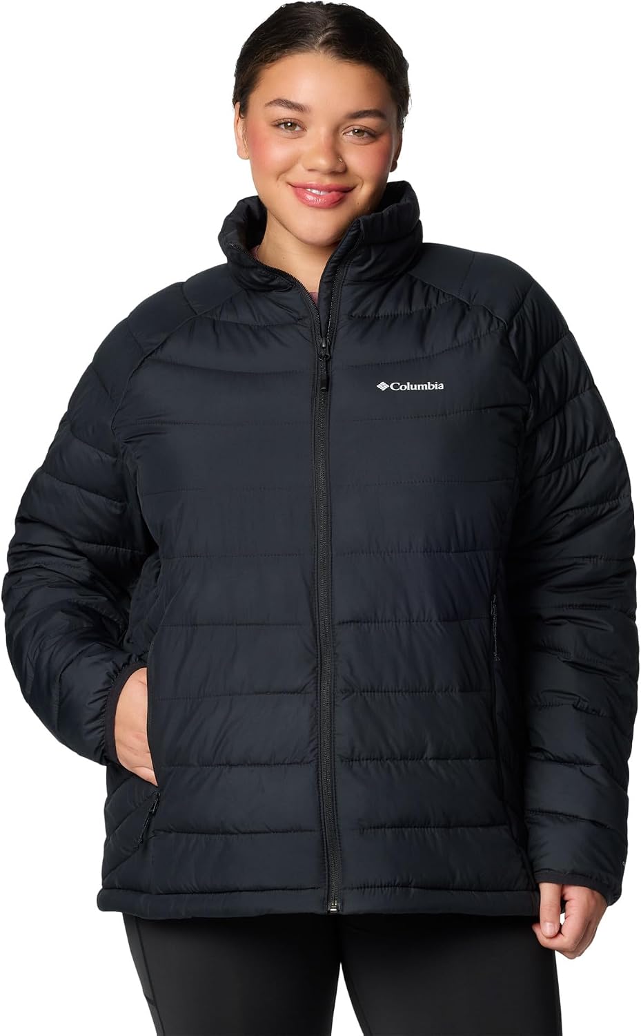 Columbia Powder Lite II Damenjacke mit durchgehendem Reißverschluss – Bild 5
