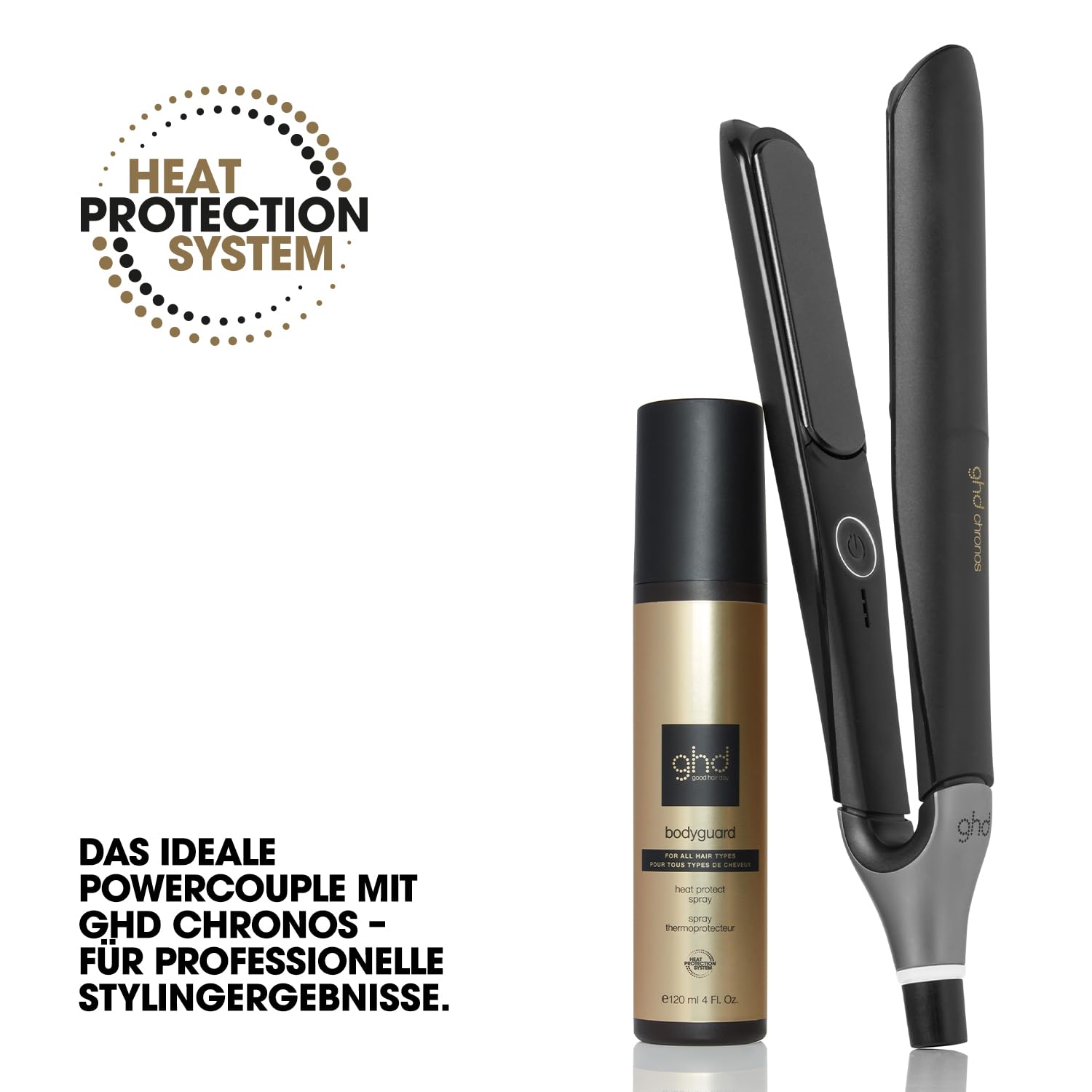 ghd bodyguard Hitzeschutzspray: Hitzeschutz für Haare bis 230°C, Anti Frizz – Bild 3