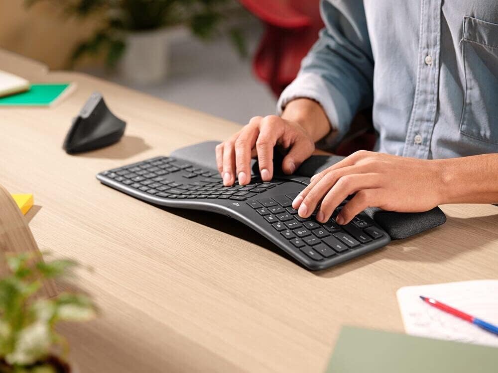 Logitech ERGO K860 kabellose ergonomische Tastatur – geteilte Tastatur – Bild 2