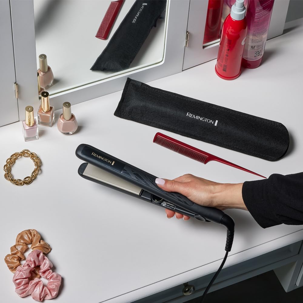 Remington Glätteisen Ceramic Straight, 4-facher Anti-Frizz Schutz, Haarglätter S3500 – Bild 5