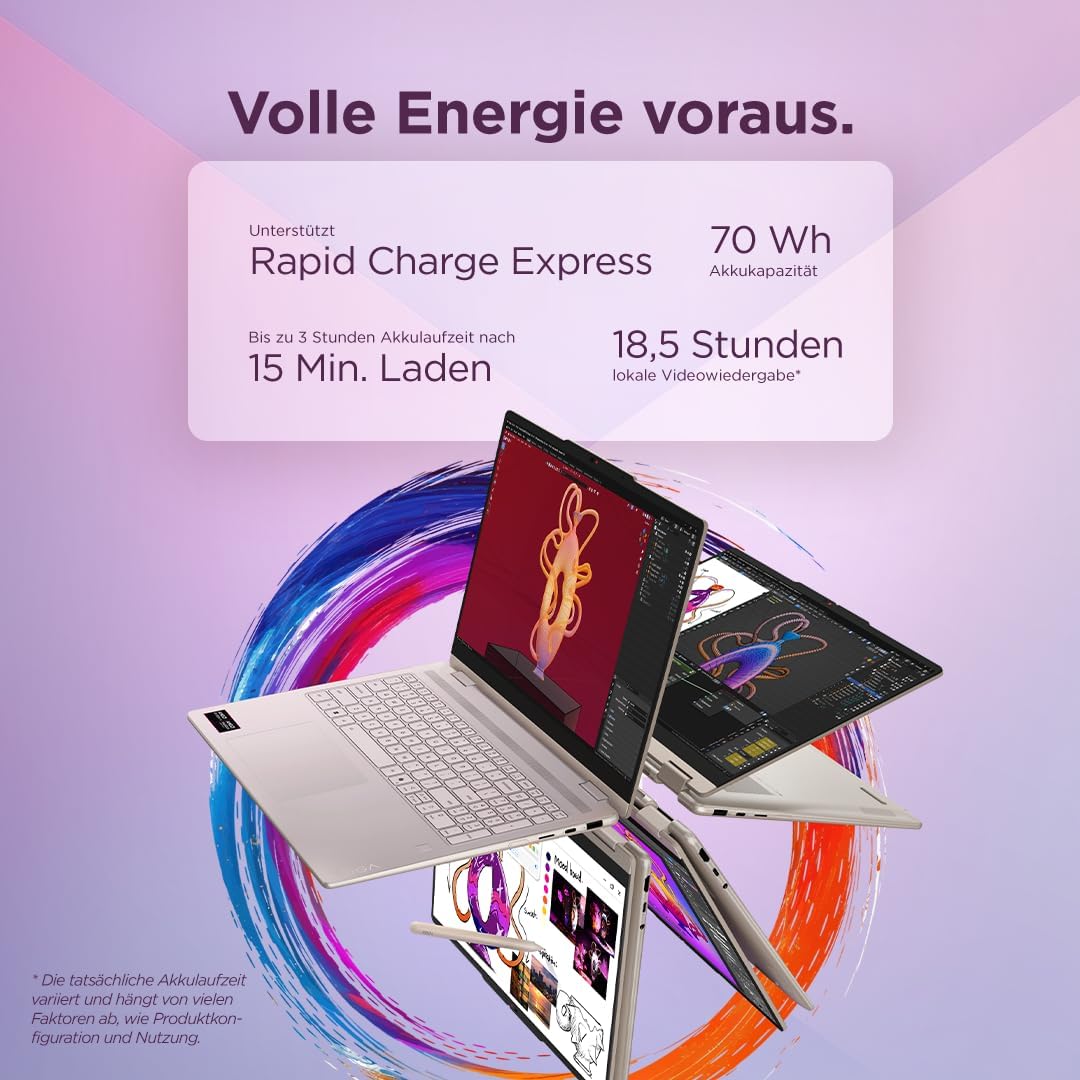 Lenovo Yoga 7 2in1 | Laptop | Ryzen AI 7 | 16GB | 1TB – Bild 11