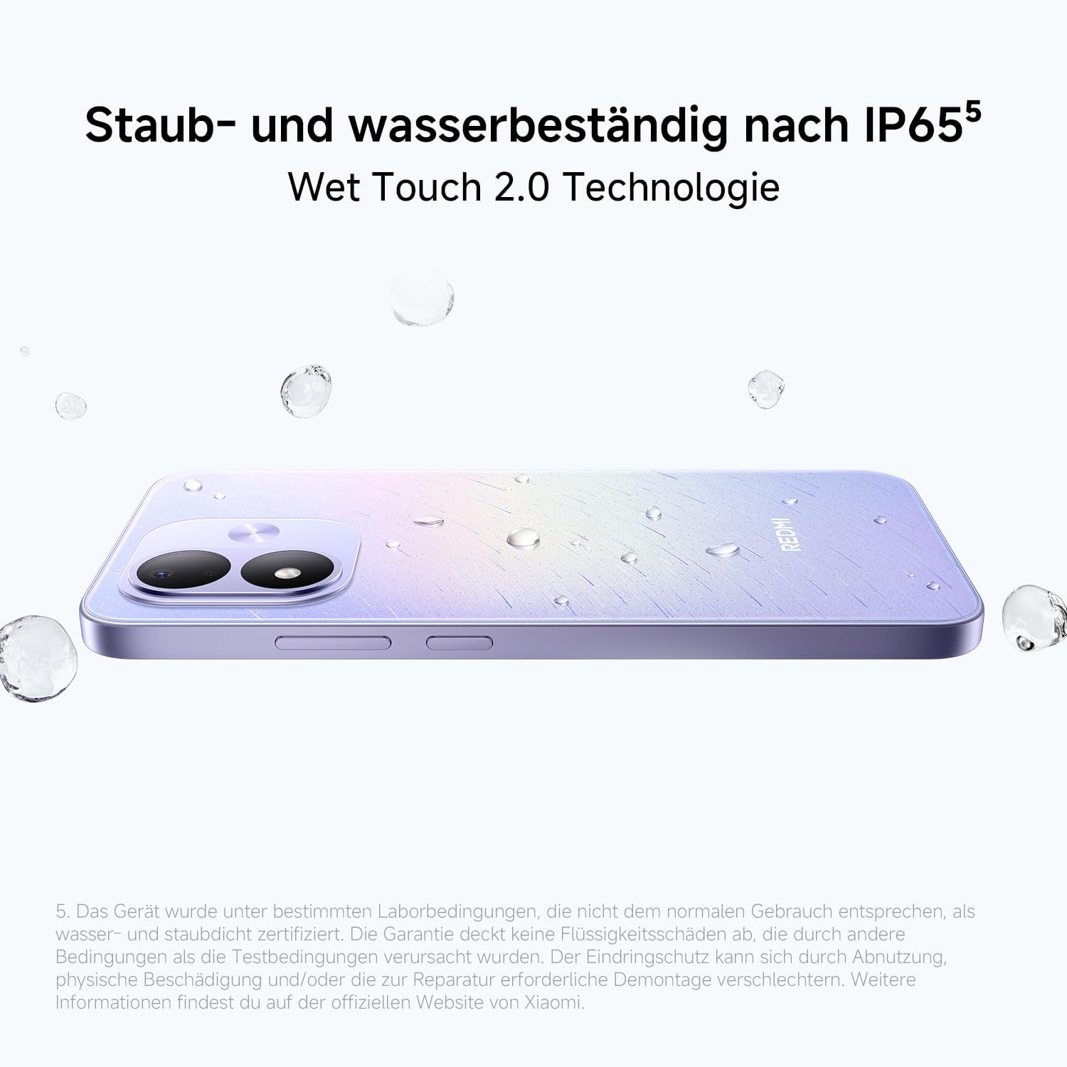 REDMI Note 17 5G, Smartphone 6+256 GB, Celestial Purple, 7700 mAh Akku – Bild 9
