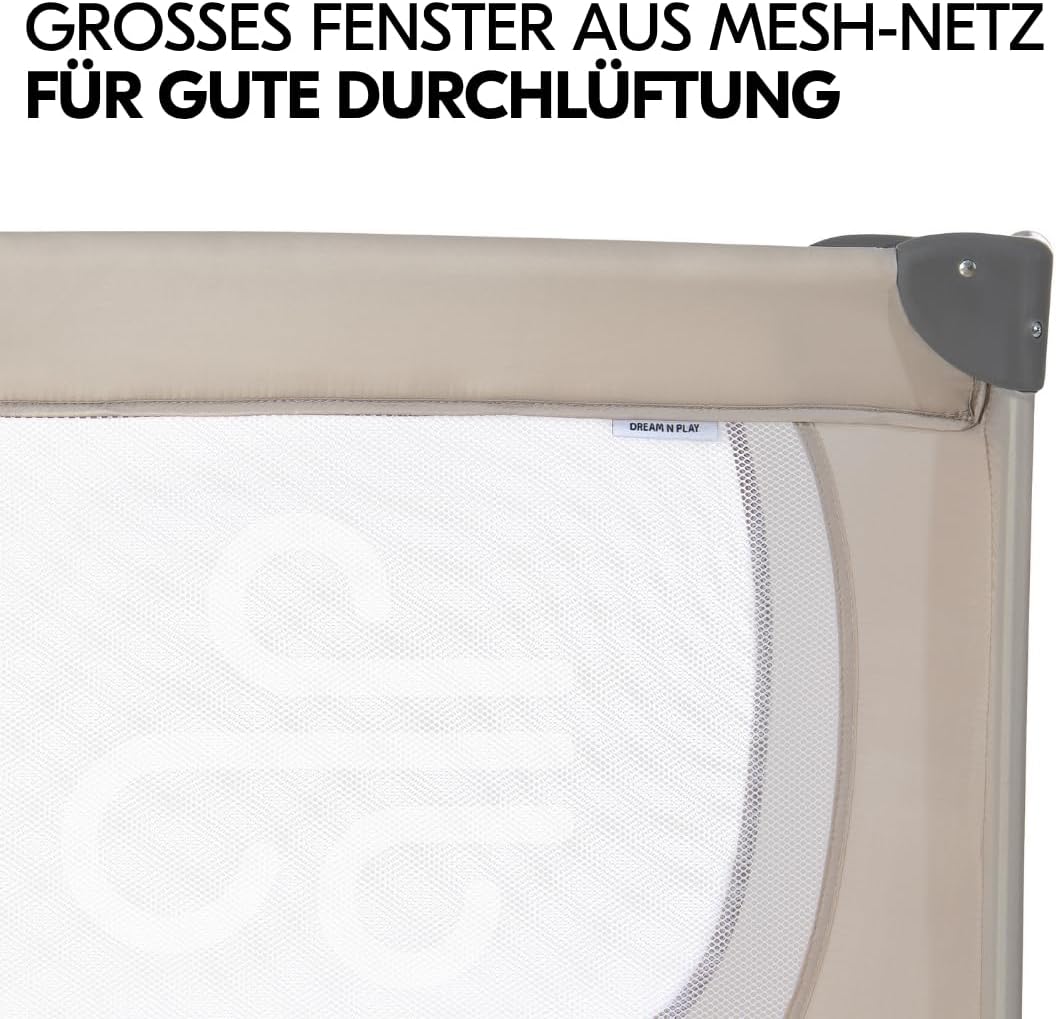 hauck Dream n Play Baby Reisebett Set - Beige – Bild 6