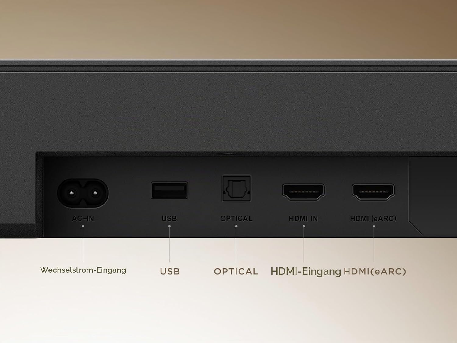 TCL Q65H Soundbar 5.1 Kanal, 580W Heimkino-Lautsprecher mit Cinema Surround, Dolby Atmos, DTS:X, Sound Expansion, Bluetooth 5.3, HDMI eARC, USB, Optisch, Wandmontage möglich, Eine Fernbedienung – Bild 9