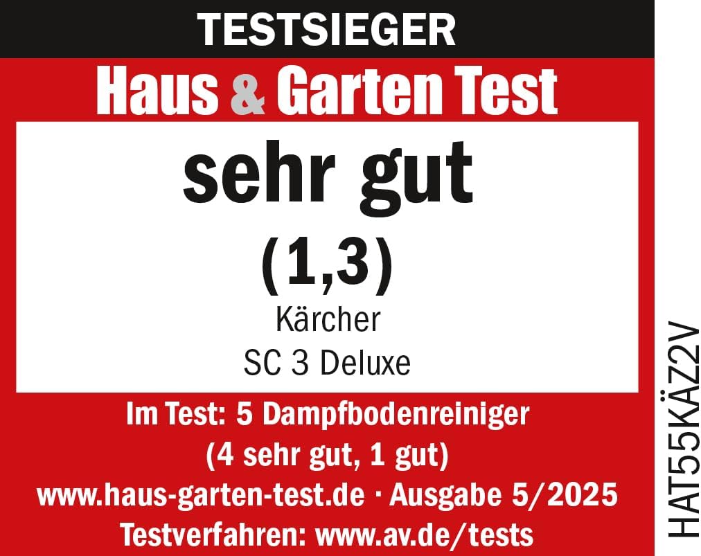Kärcher Dampfreiniger SC 3 Deluxe, Dampfdruck: 3,5 bar, Aufheizzeit: 30 s – Bild 8
