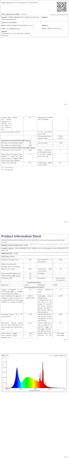 Govee E27 LED Smart Glühbirne, 1600 Lumen RGBWW, A21 dimmbar, 1 Stück – Bild 10