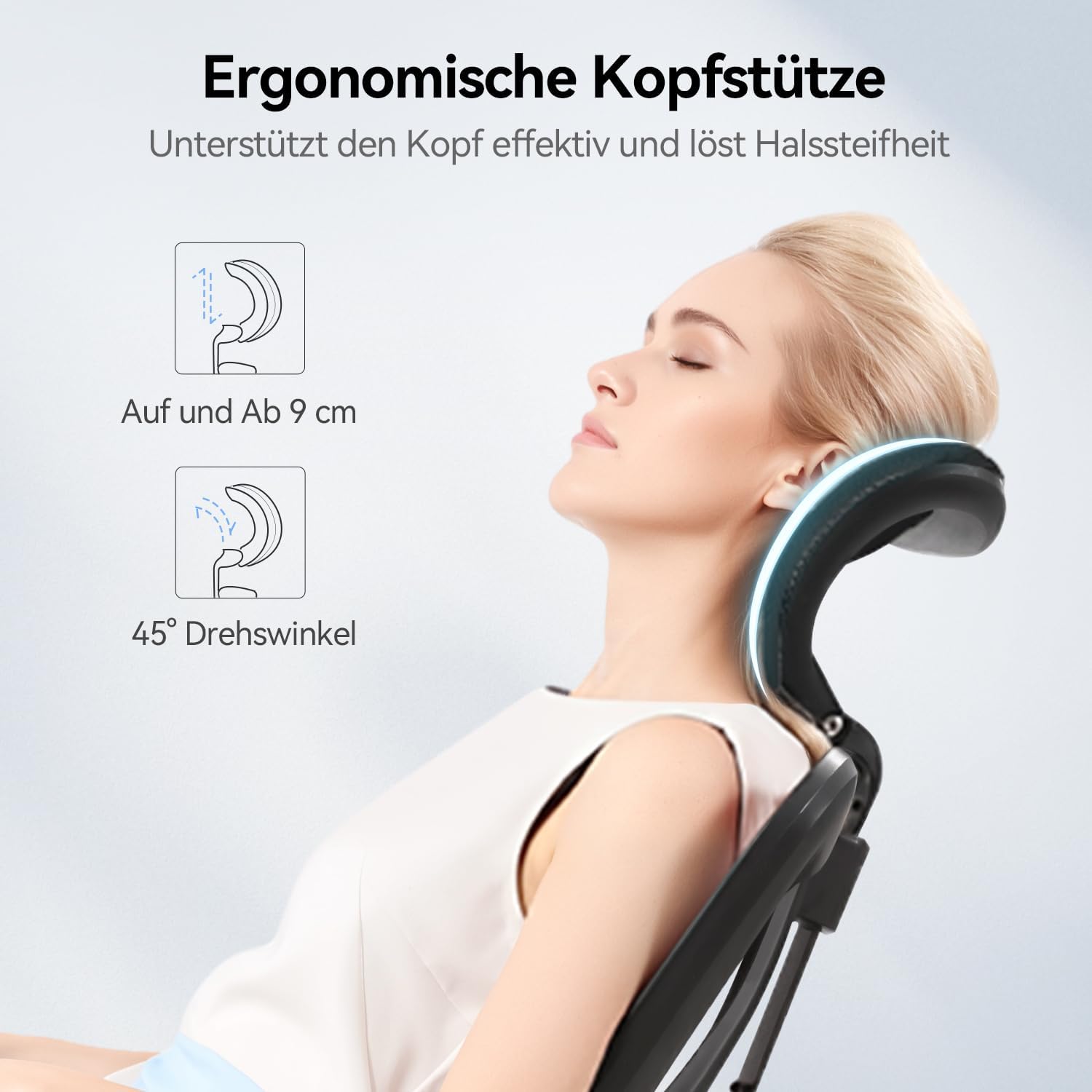SIHOO Bürostuhl Ergonomisch,Verstellbarer Lordosenstütze Schreibtischstuhl – Bild 5