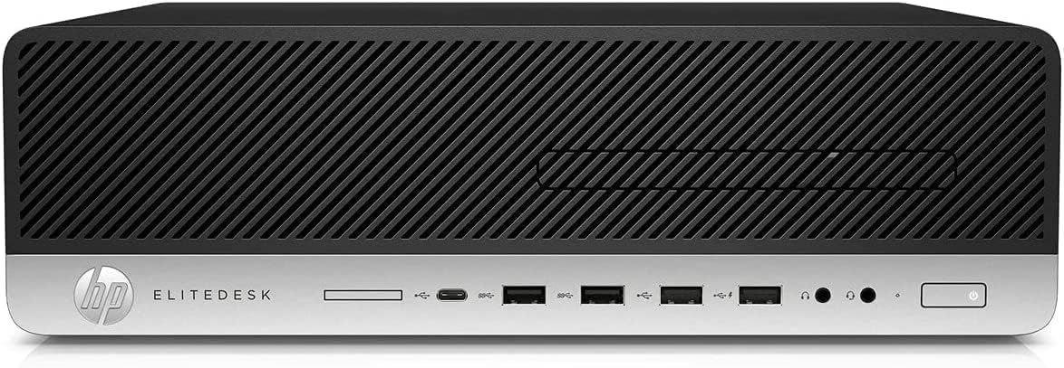 HP EliteDesk 800 G4 SFF Desktop PC, Intel Core i5-8500, 8GB RAM, 256GB SSD, WLAN, Bluetooth, US QWERTY Tastatur, Windows 11 Pro (Renewed) – Bild 3