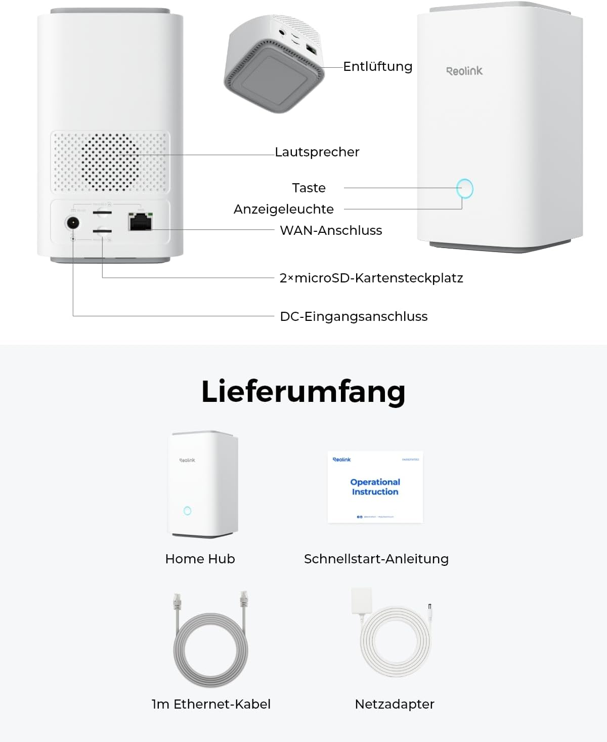 Reolink Home Hub für Überwachungskamera, 4K-Live-Ansicht & -Wiedergabe – Bild 9