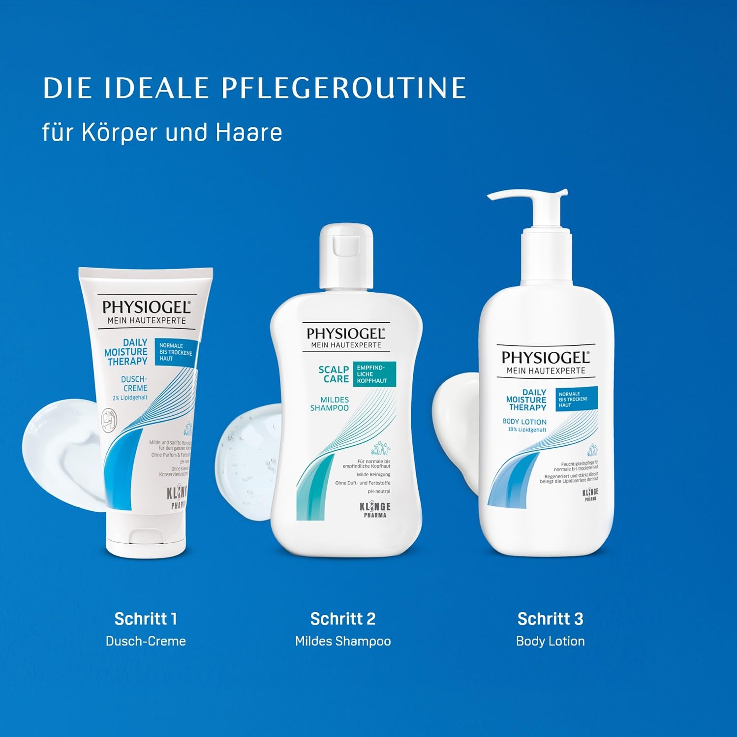 PHYSIOGEL Daily Moisture Therapy Dusch Creme für trockene Haut, 150ml – Bild 6