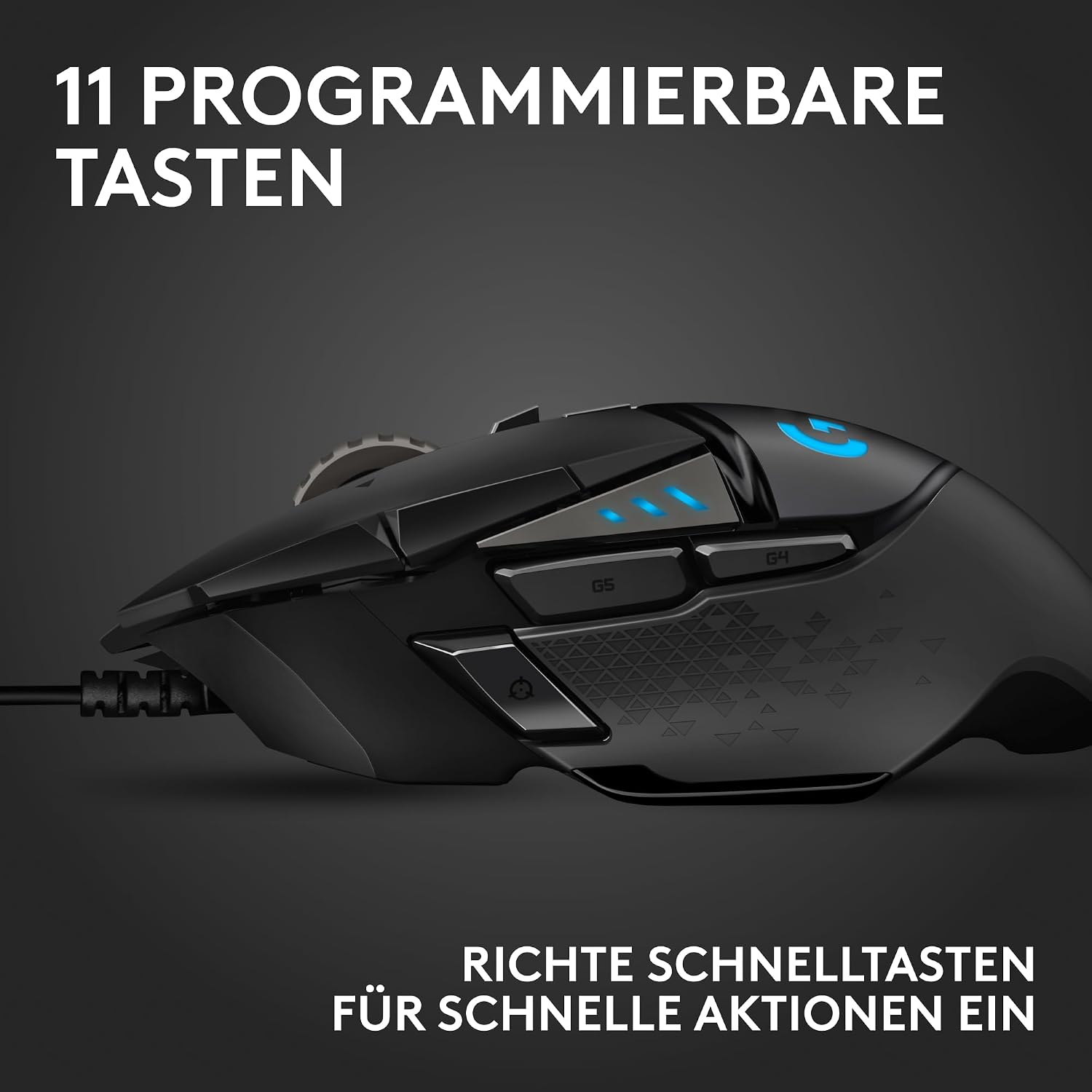 Logitech G G502 HERO High-Performance Gaming-Maus – Bild 4