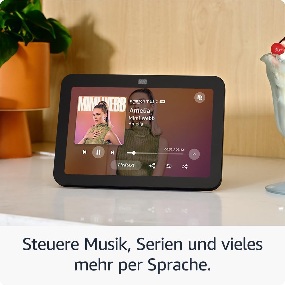 Zertifiziert und generalüberholt Echo Show 8 (3. Gen., 2023) | Smarter HD-Touchscreen mit 3D-Audio, Smart-Home-Hub und Alexa | Anthrazit – Bild 3