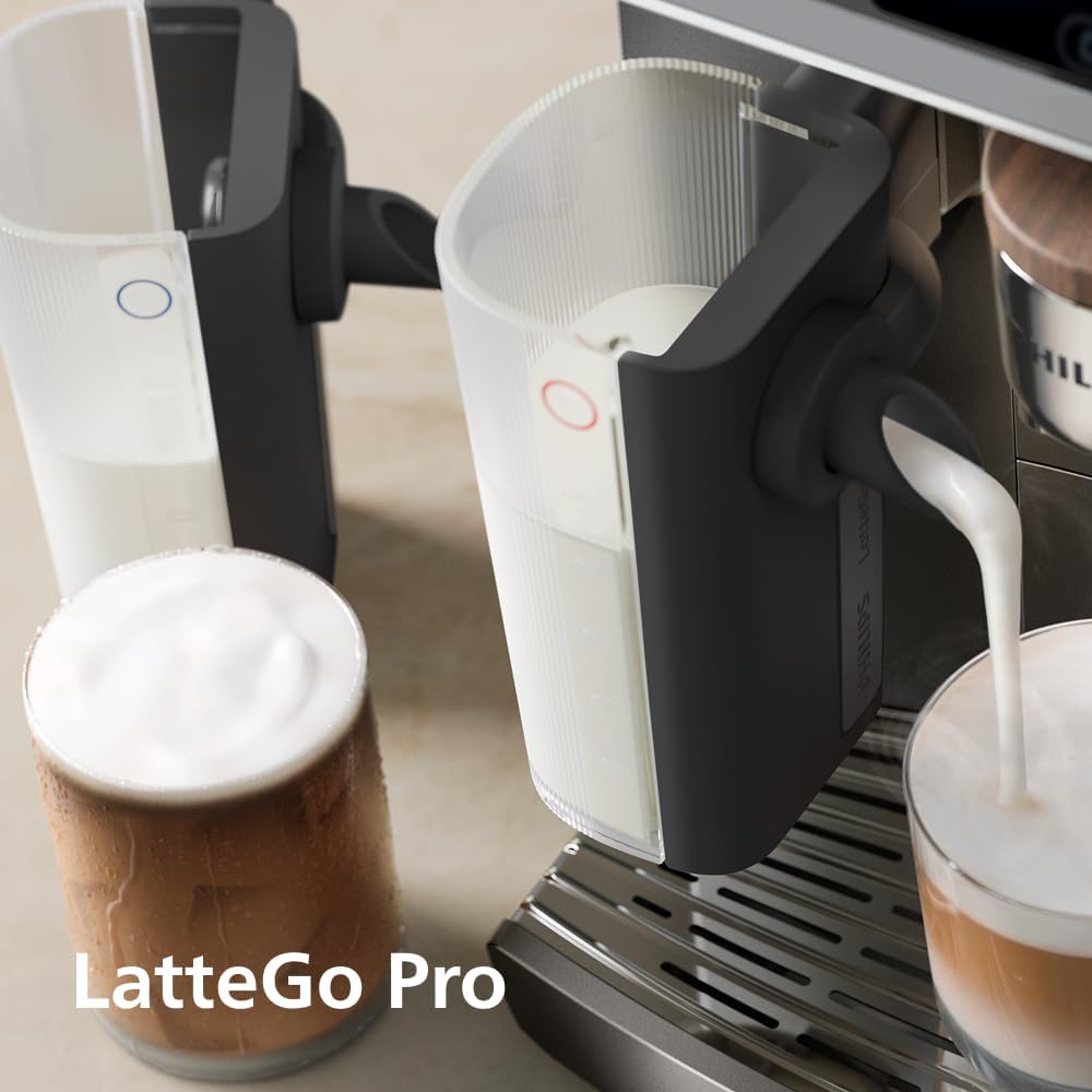 PHILIPS Kaffeevollautomat LatteGo Pro Aromis 8000, Schwarz, 50+ Getränke – Bild 4