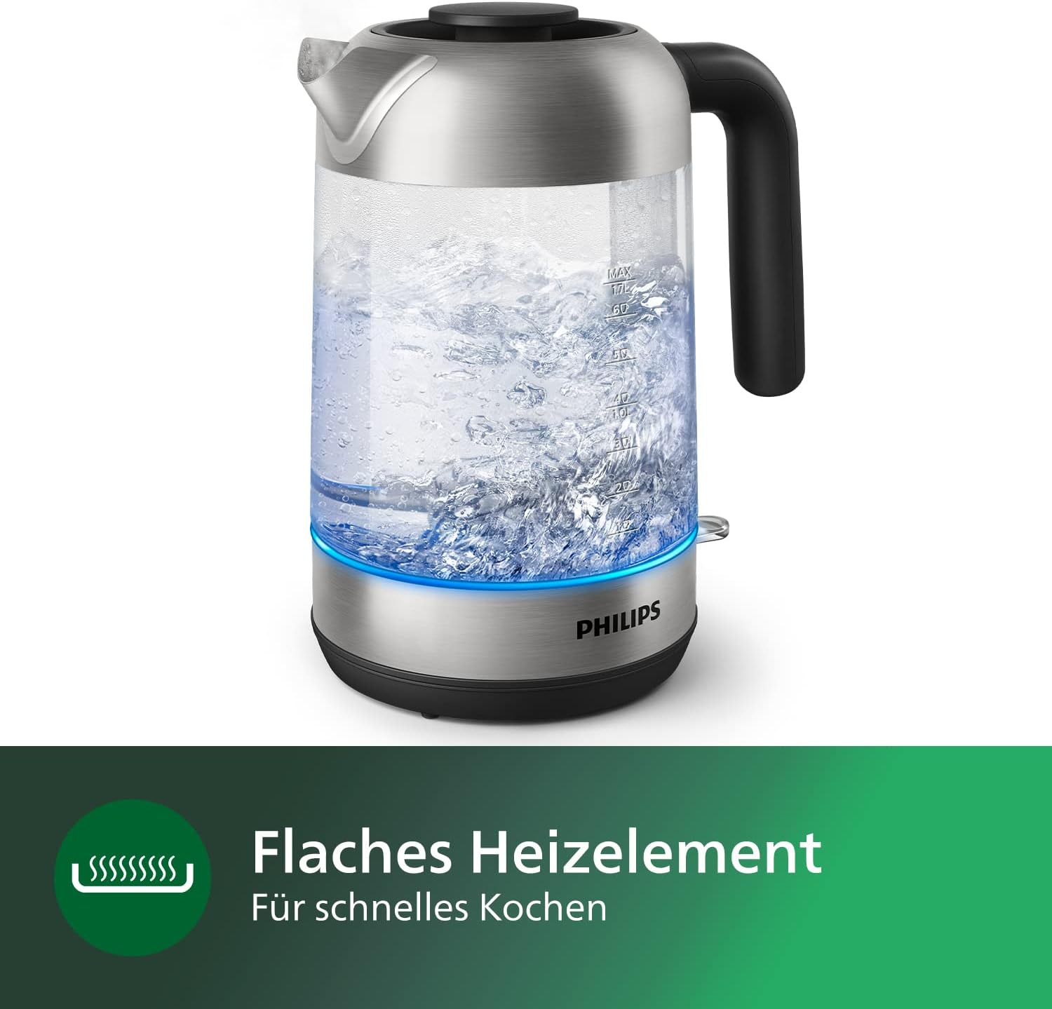 Philips Wasserkocher 5000 Serie, Transparent, 1,7 L – Bild 4