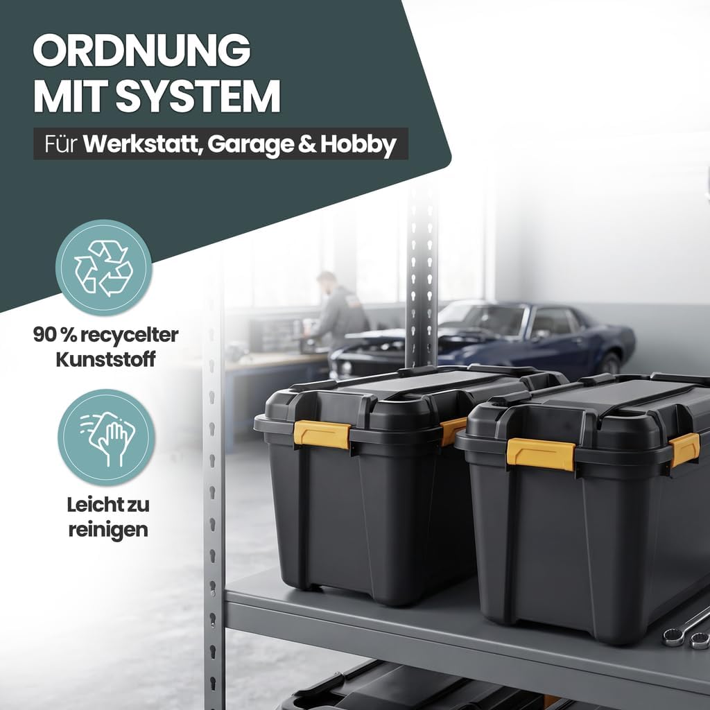 Kreher Bunker Tough Lagerbox mit Deckel Silikondichtung wasserdicht (80L) – Bild 8