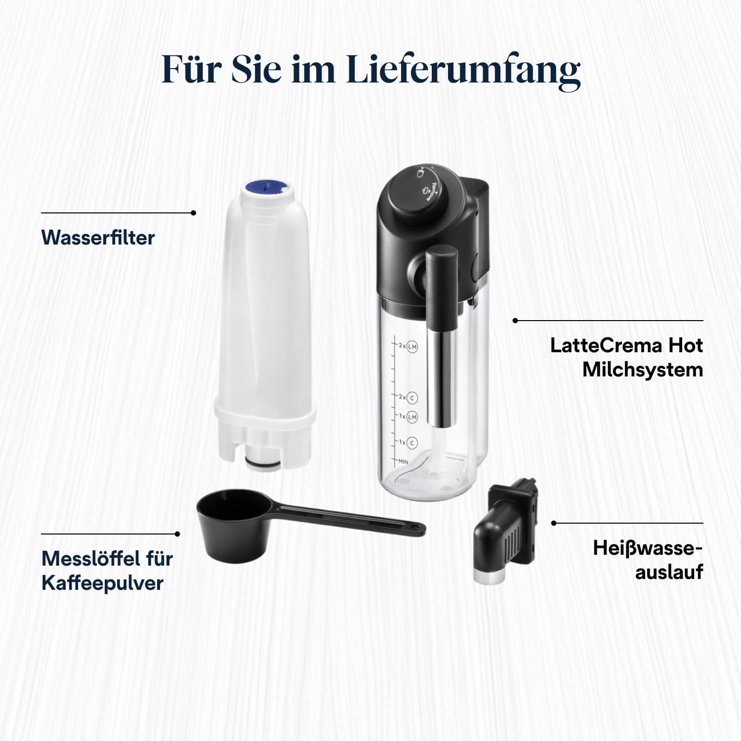 De'Longhi Magnifica Evo - Kaffeevollautomat 7 Getränke Schwarz – Bild 8