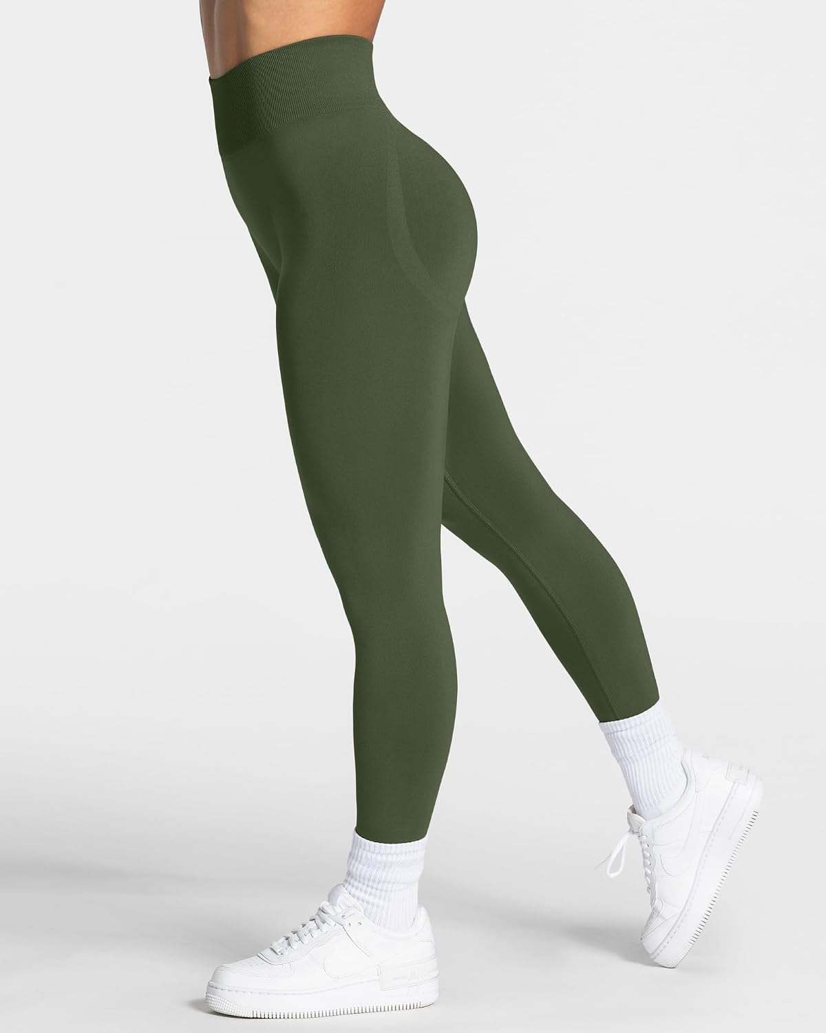 TAYOEA Sport Leggings Damen mit Scrunch Butt Push Up Booty Lifting Sporthose Blickdichte Nahtlos sportleggins für Yoga Gym Alltag – Bild 5