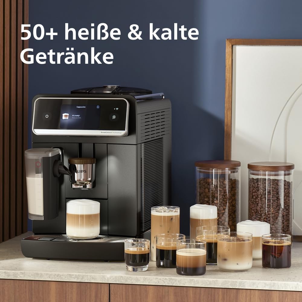 PHILIPS Kaffeevollautomat LatteGo Pro Aromis 8000, Schwarz, 50+ Getränke – Bild 5