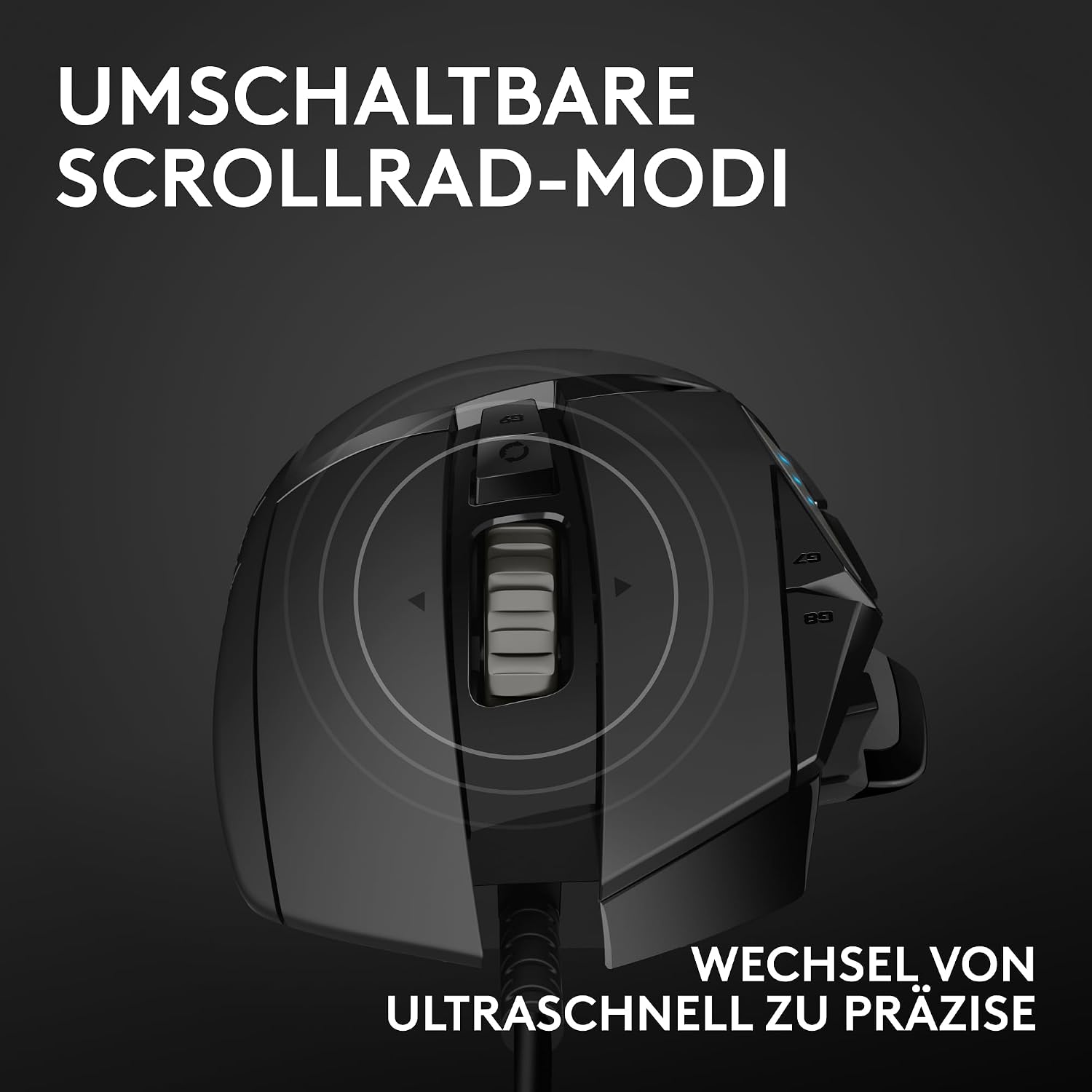Logitech G G502 HERO High-Performance Gaming-Maus – Bild 7