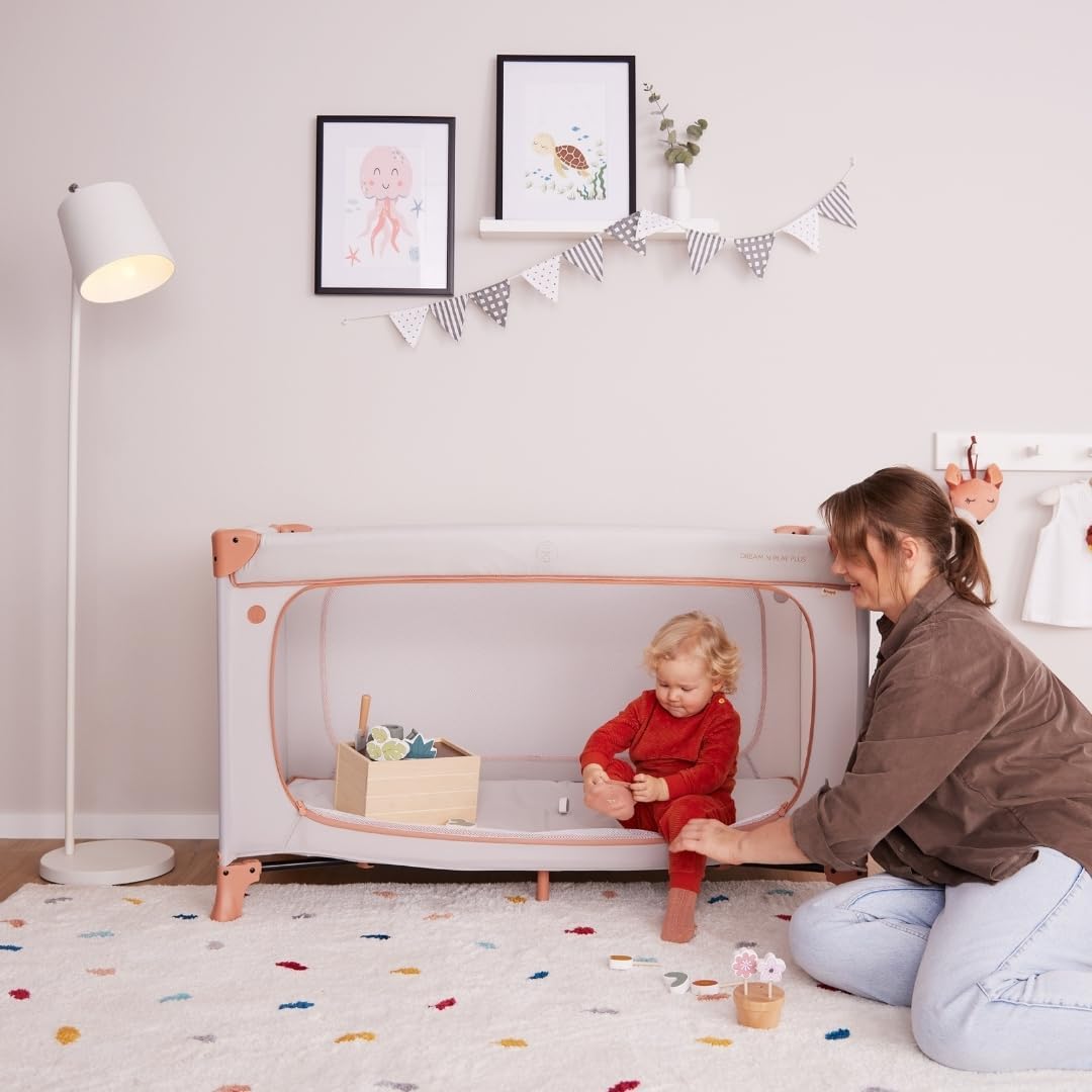 hauck Dream n Play Plus Baby Reisebett Set - Dusty Mint – Bild 8