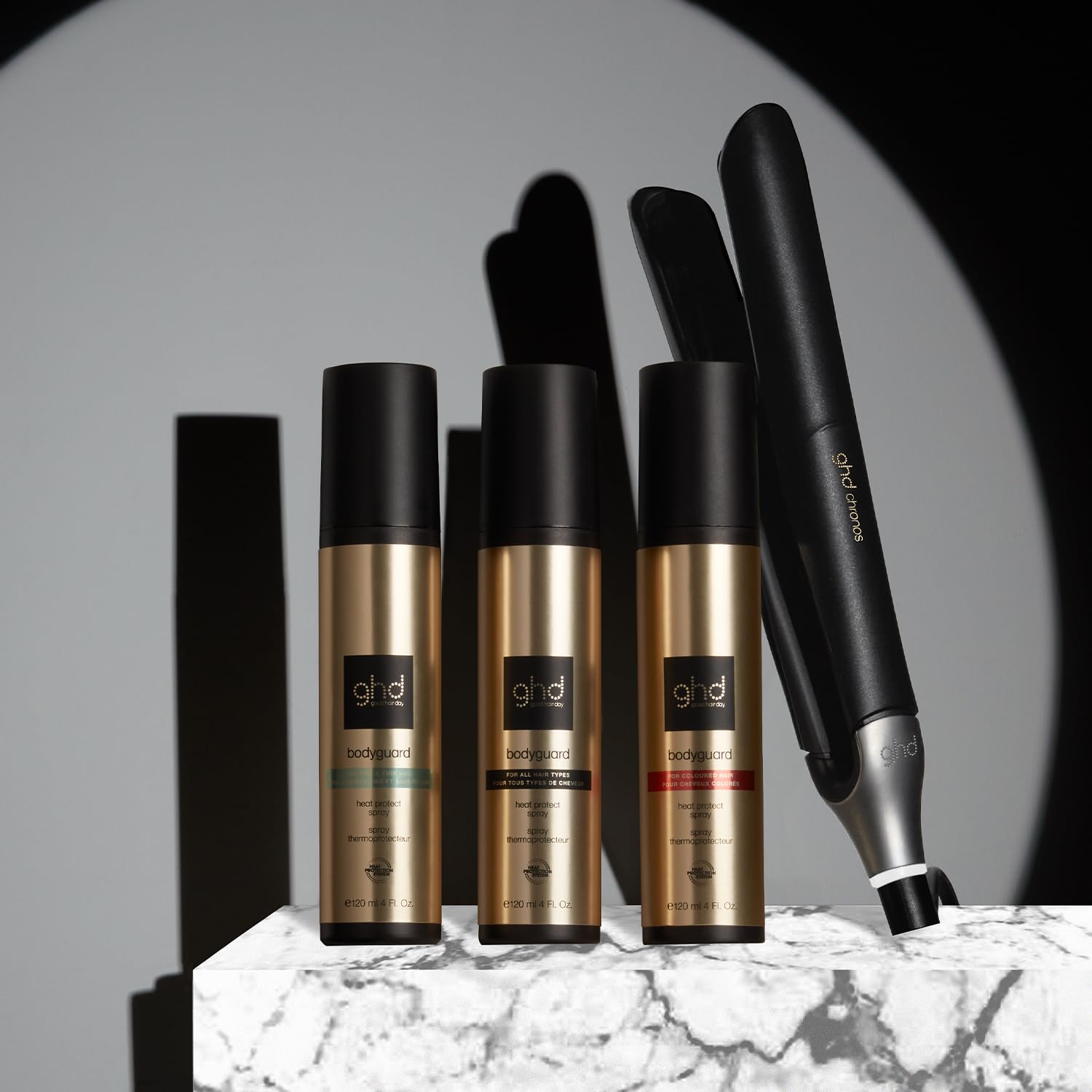 ghd bodyguard Hitzeschutzspray: Hitzeschutz für Haare bis 230°C, Anti Frizz – Bild 5