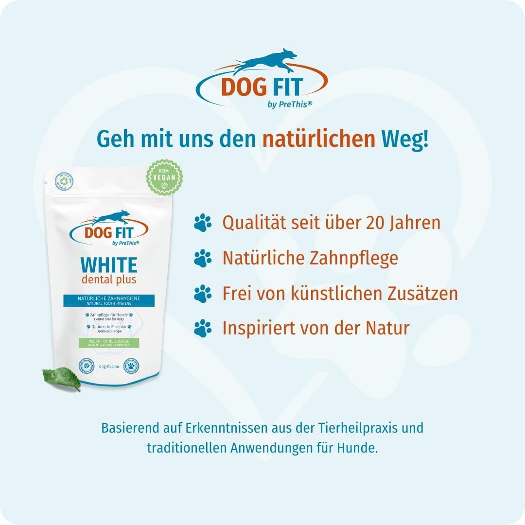 DOG FIT by PreThis® WHITE dental plus Zahnpflege für Hunde – Bild 3